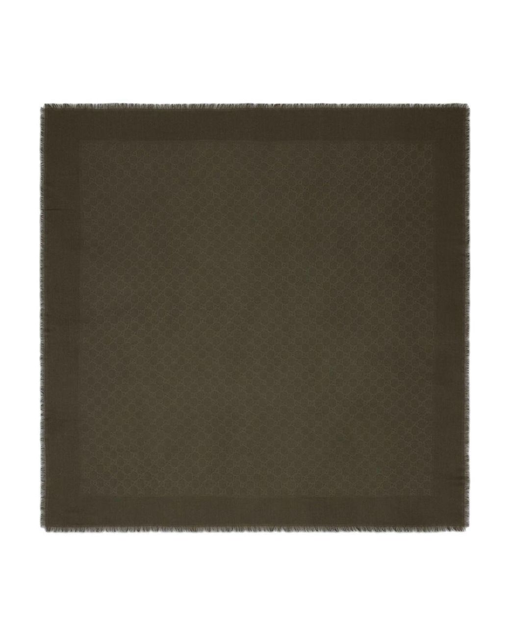 Gucci Brown Gg Jacquard Shawl for men