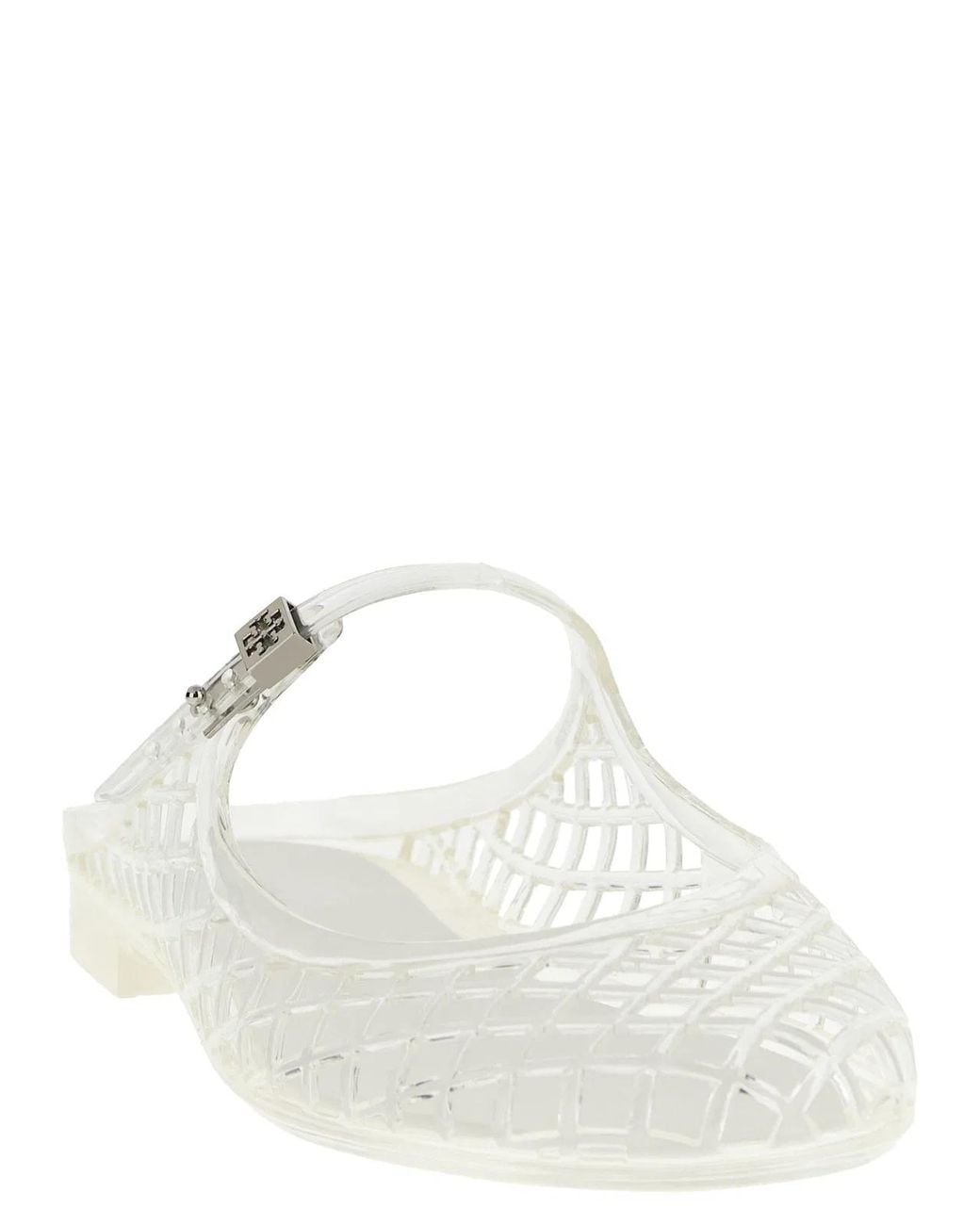 Tory Burch White Sabot