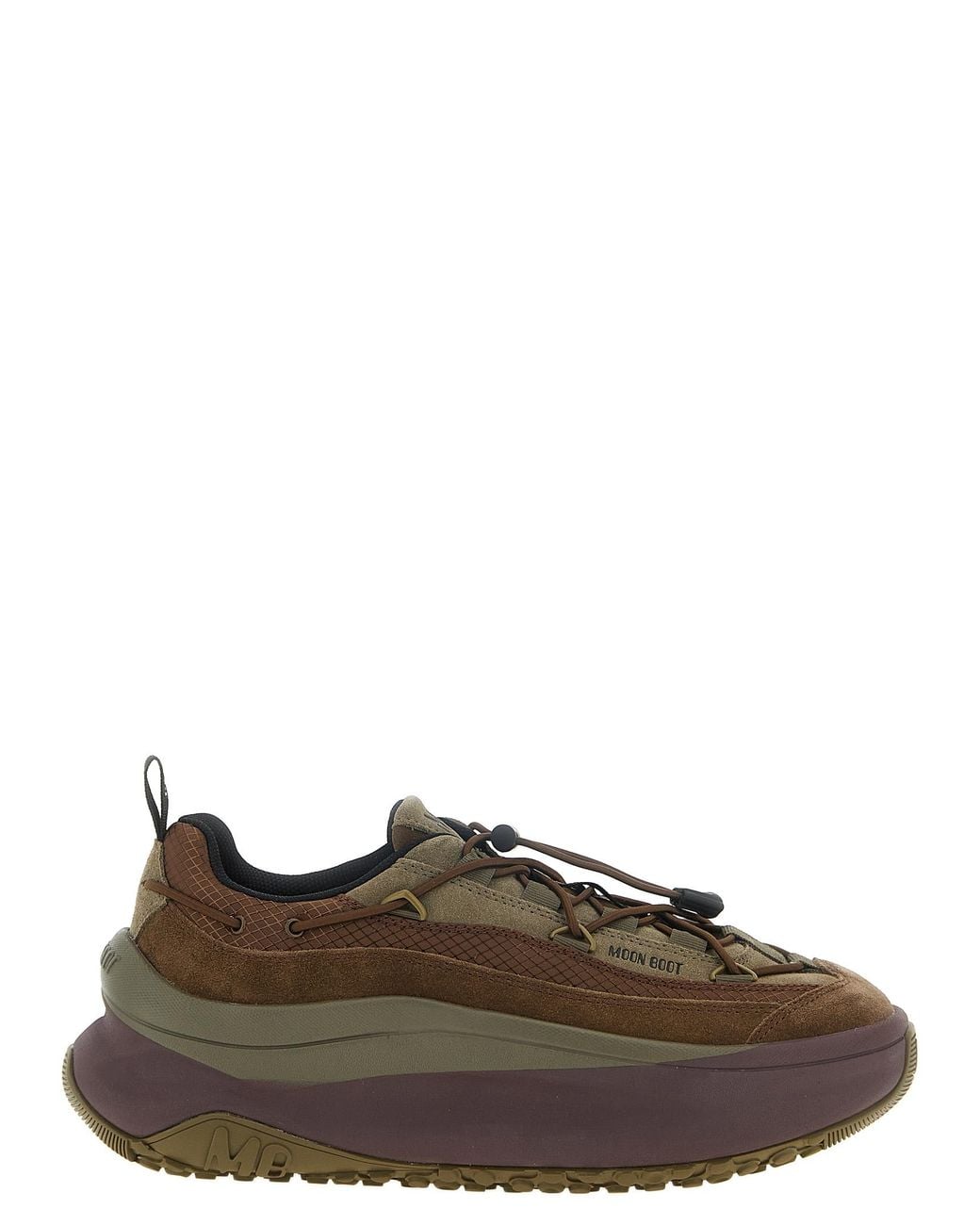 Moon Boot Brown 'Moon247 Xlace' Sneakers for men