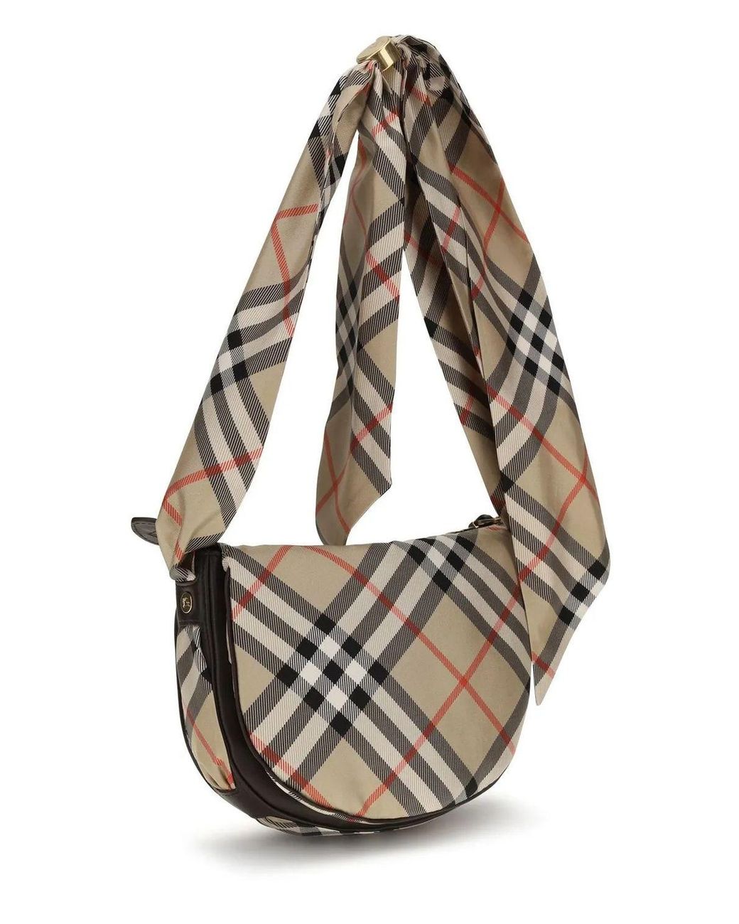 Burberry White The Ribbon Shoulder Bag
