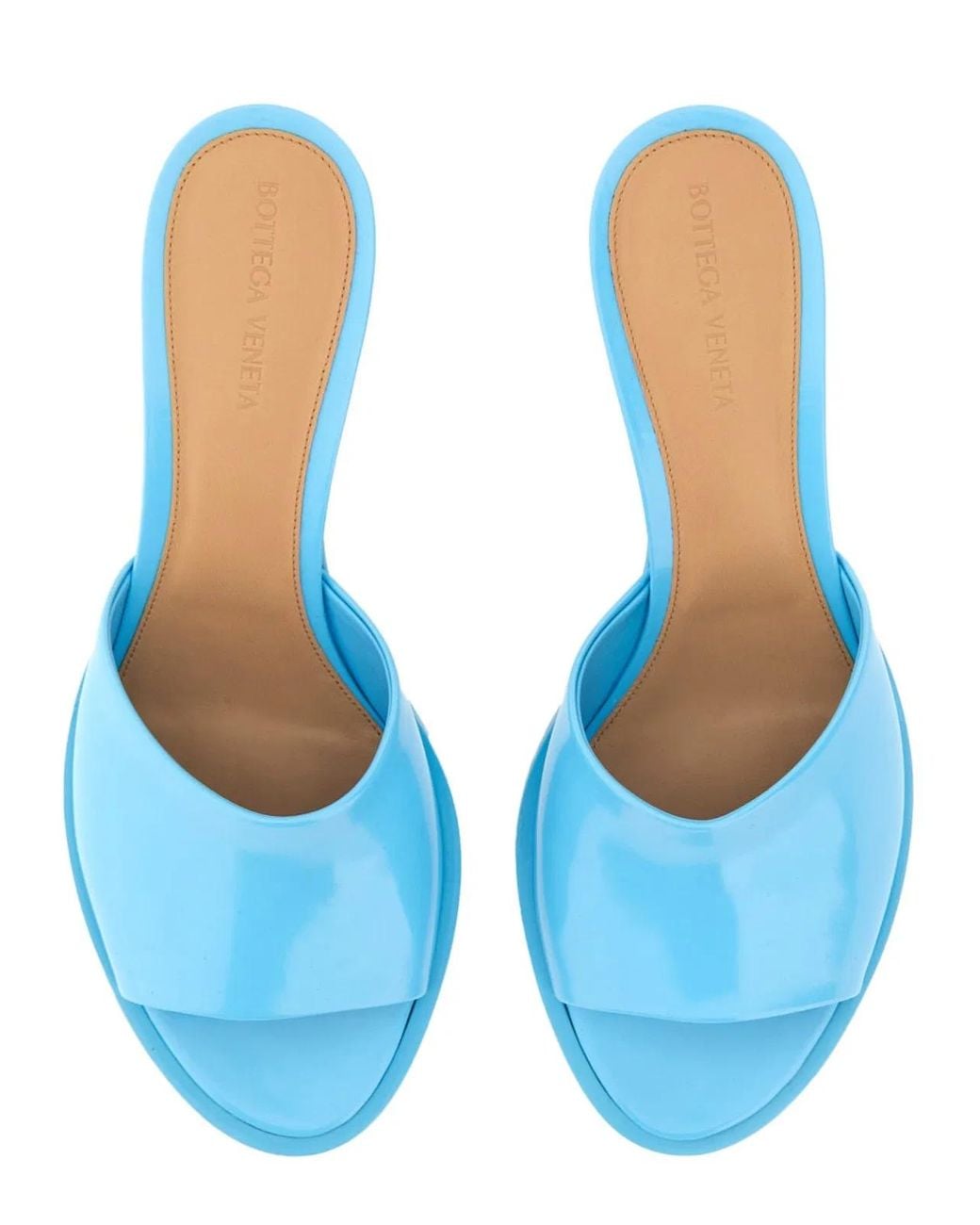 Bottega Veneta Blue Mule "Cha-Cha"