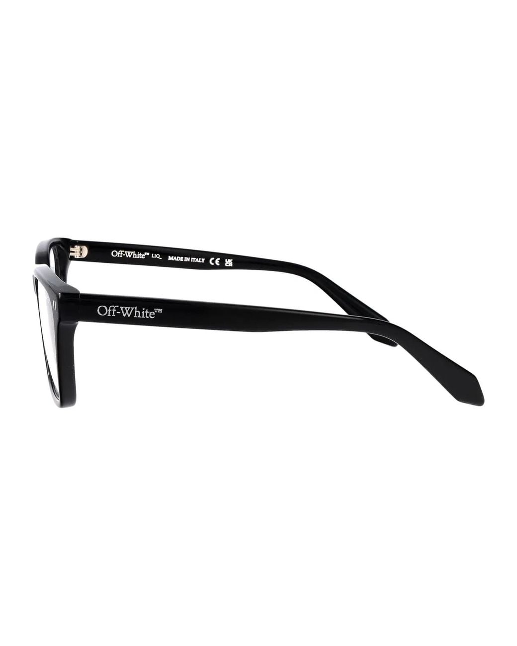 Off-White c/o Virgil Abloh Black Shiny Acetate Glasses