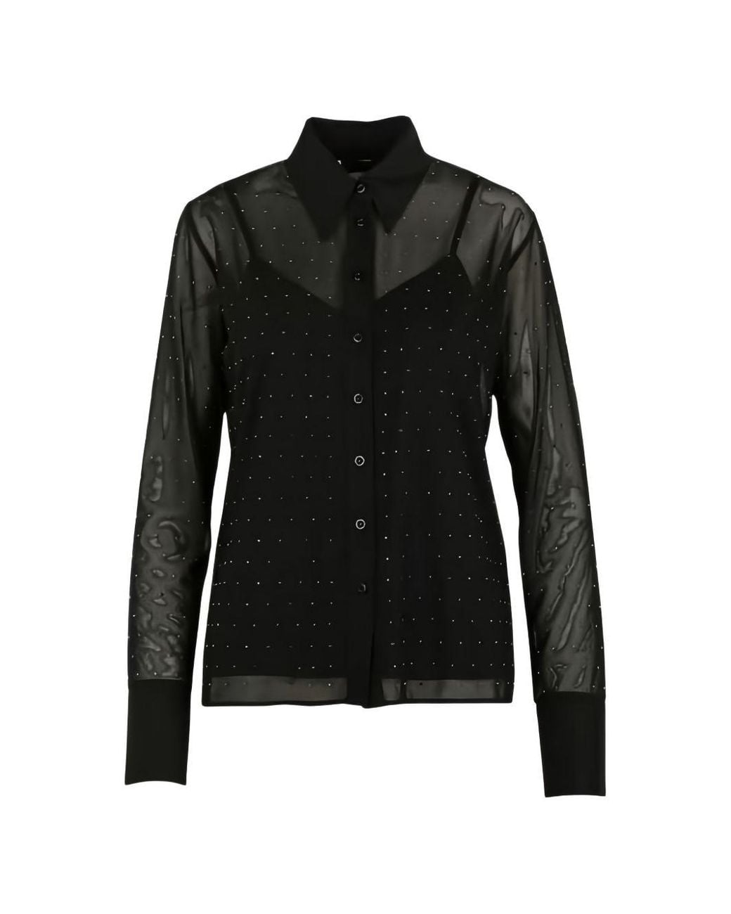 Liu Jo Black Polyester Elastane Shirt