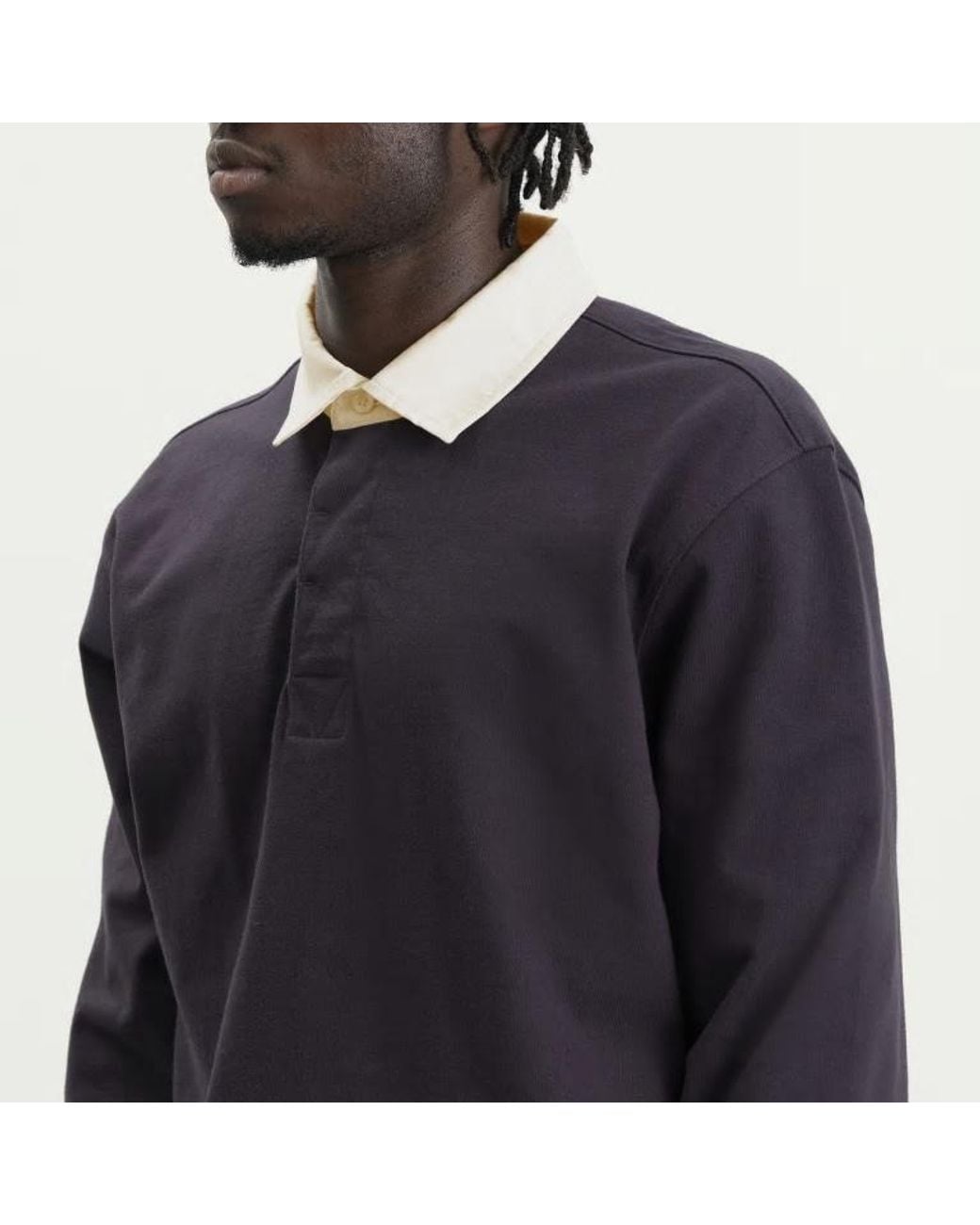 The North Face Blue Box Rugby Shirt for men