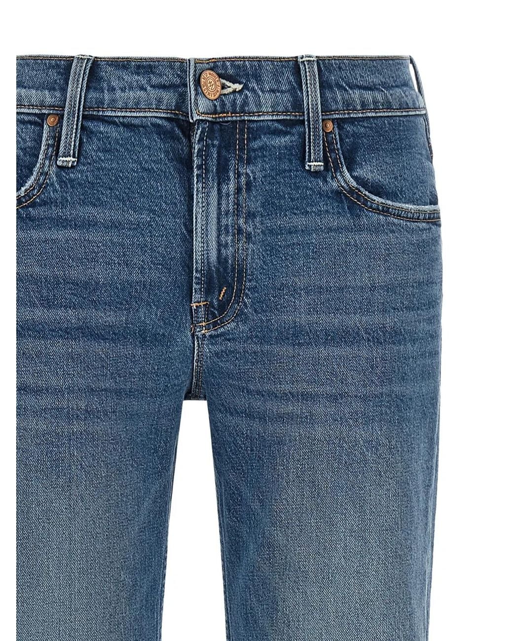 Mother Blue 'The Jinx Heel' Jeans