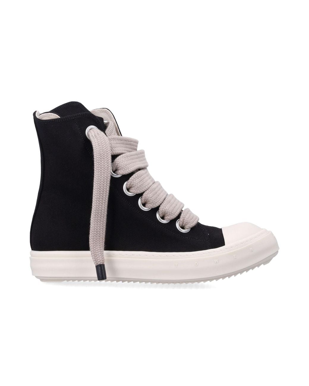Rick Owens Black Sneak Jumbolace