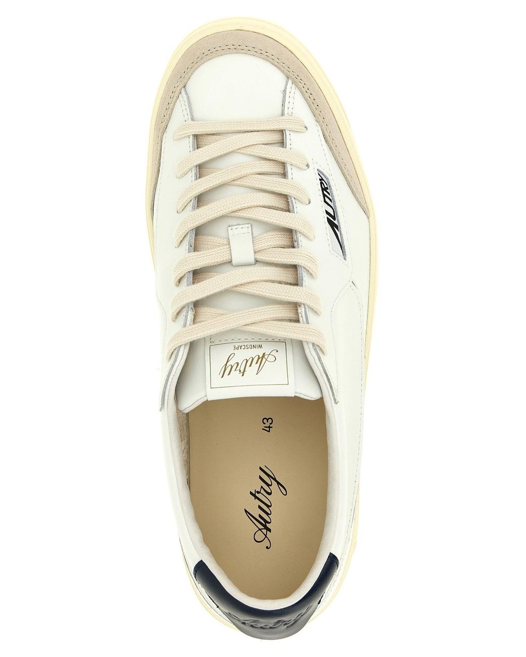 Autry White 'Windscape Low' Sneakers for men