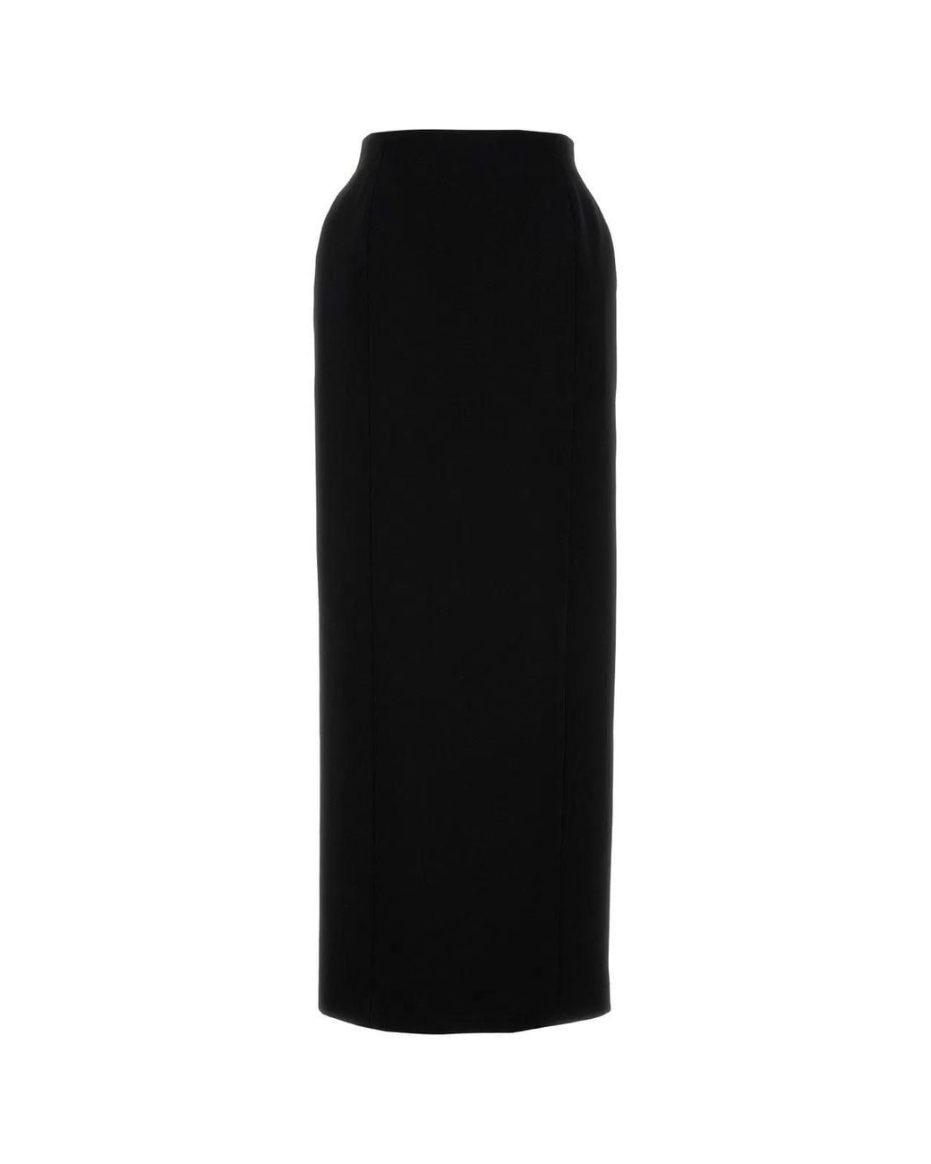 Balenciaga Black Skirt With Back Slit