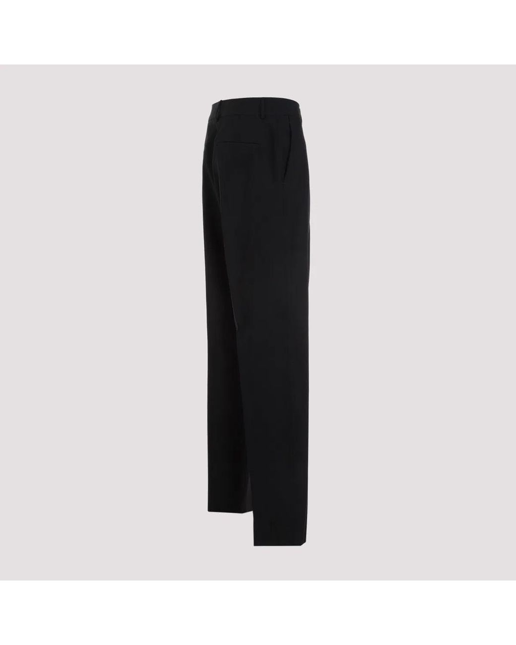 Valentino Garavani Black Wool Pant for men