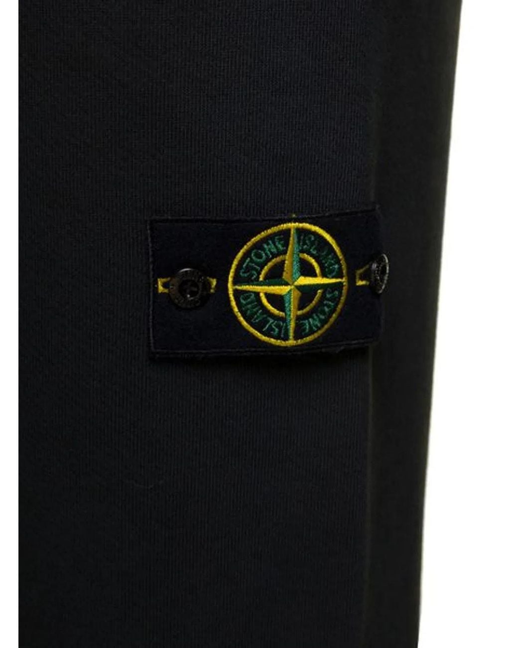 Stone Island Black Jogging Pants for men