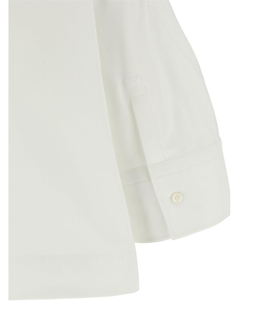 Givenchy White Cropped Shirt