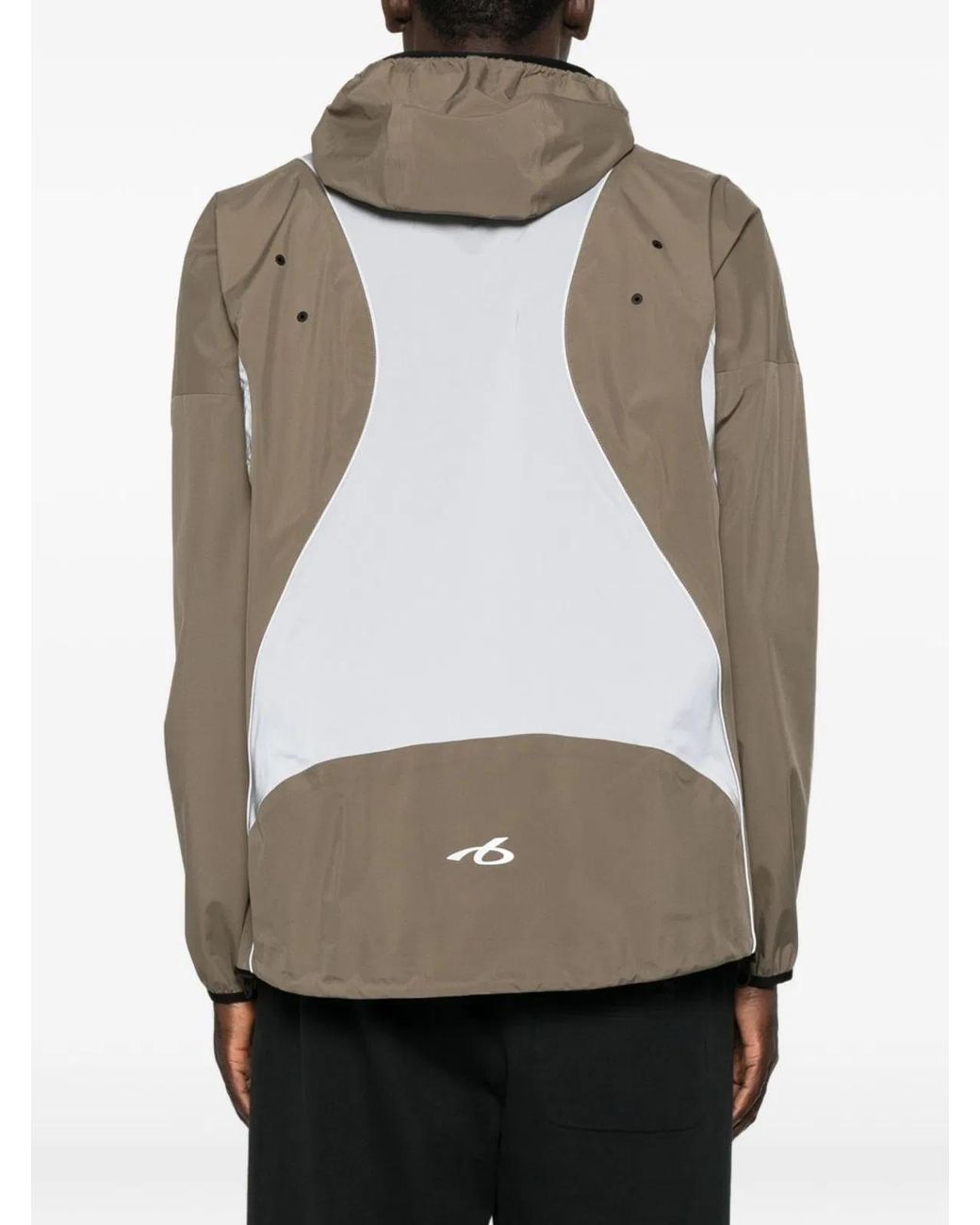 Balenciaga Brown Techwear Zip-Up Jacket for men