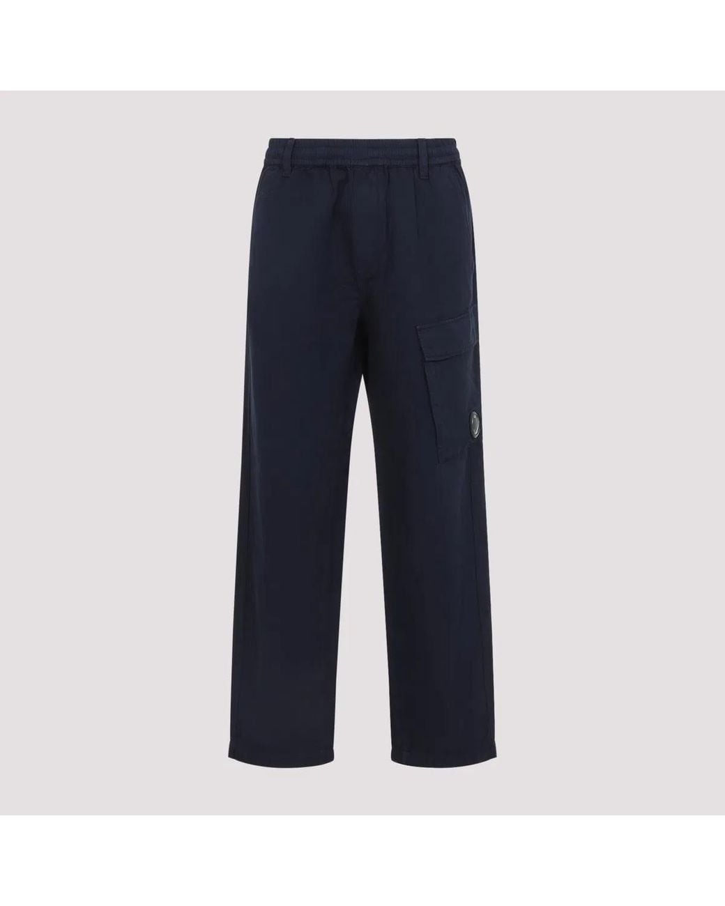 C P Company Blue C.P.Company Cotton Cargo Pants for men