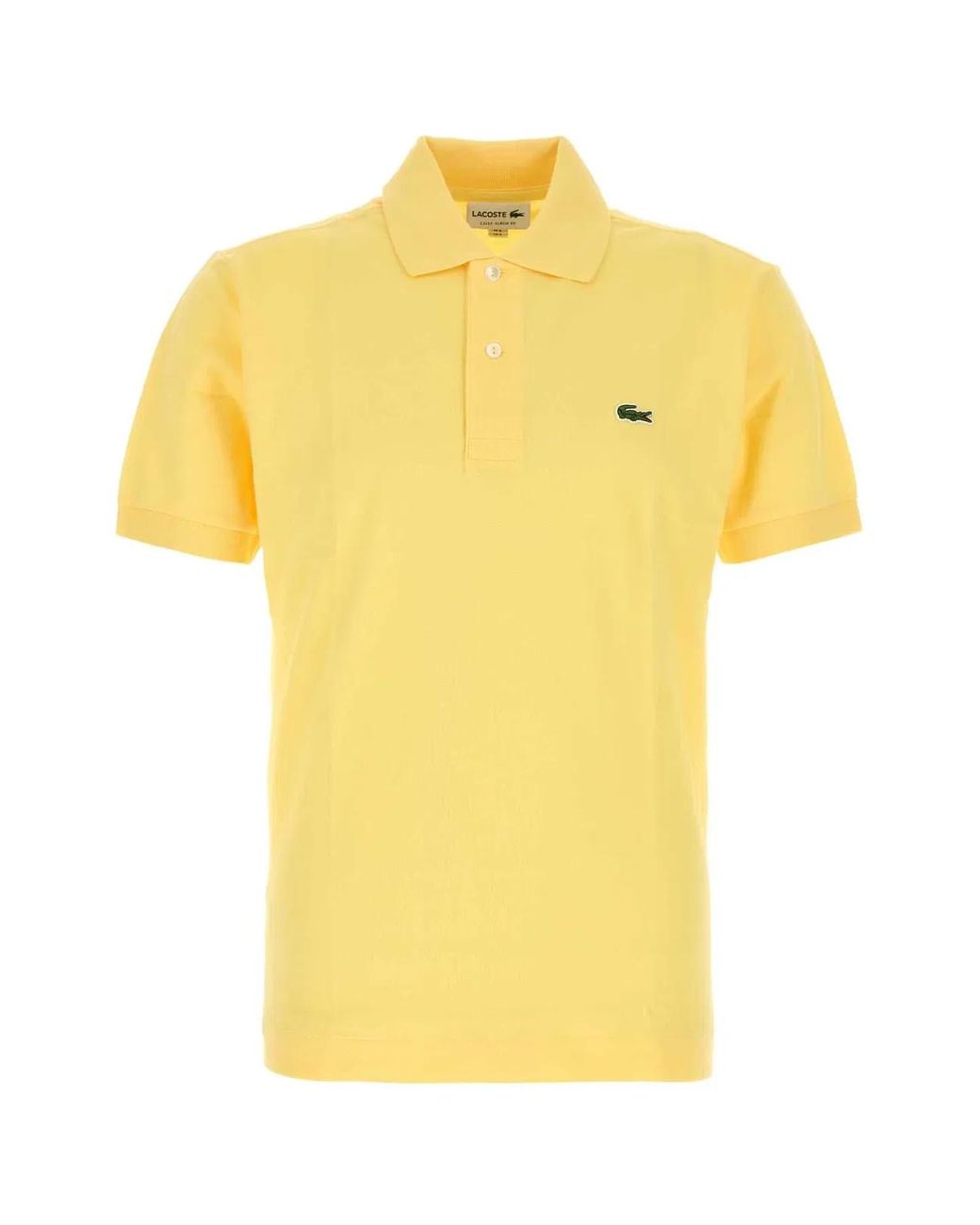 Lacoste Yellow Piqué Polo Shirt For for men