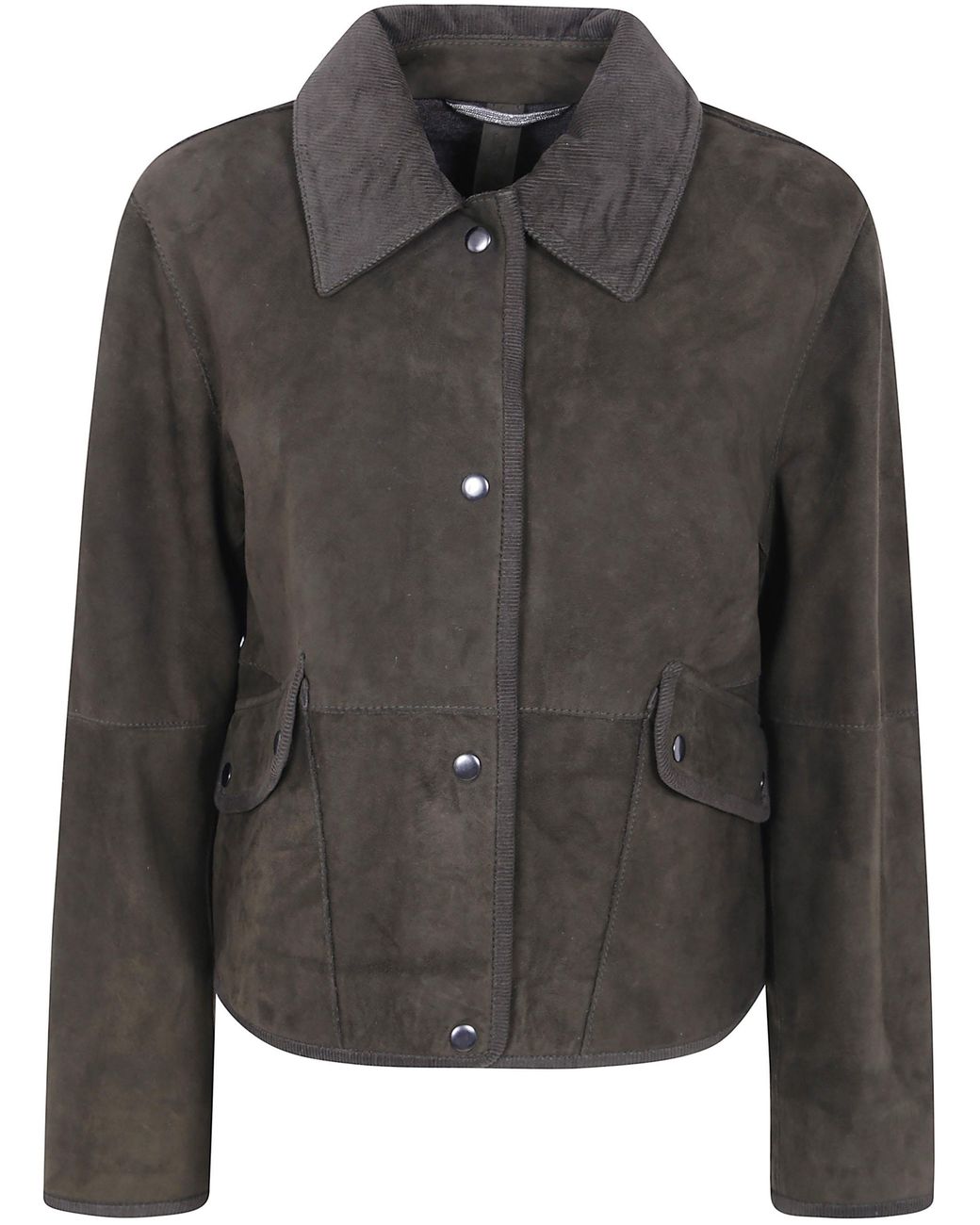 The Jackie Leathers Black "Maeve" Suede Jacket