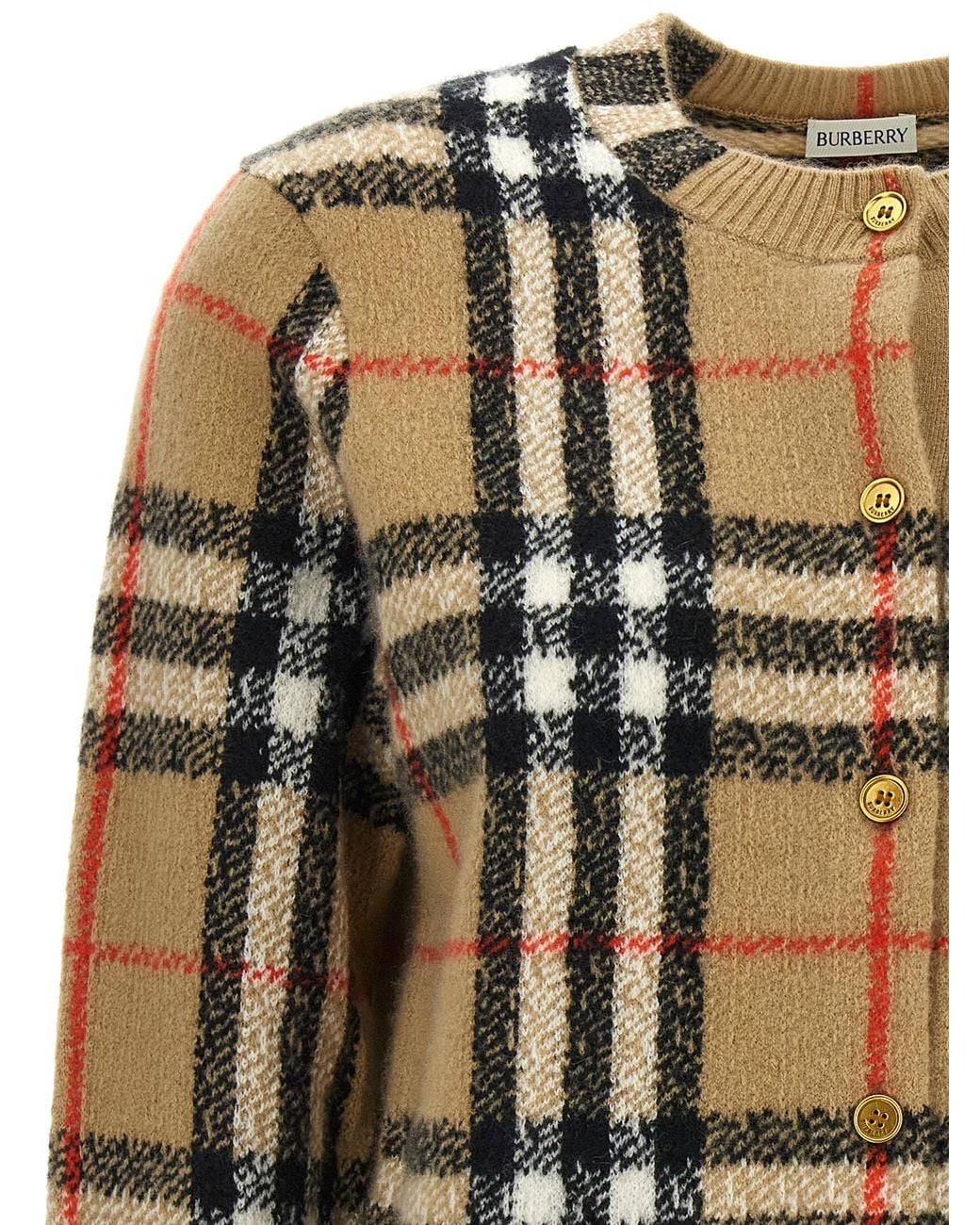 Burberry Natural 'Clara' Cardigan