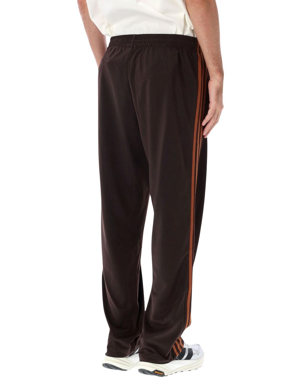 Adidas Originals Black Adidas Iconic Three-Stripe Track Pants for men