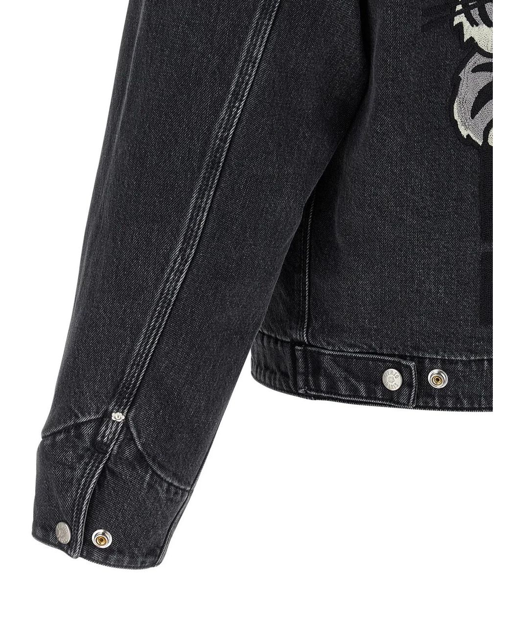 KENZO Blue Happy Tiger' Denim Jacket for men