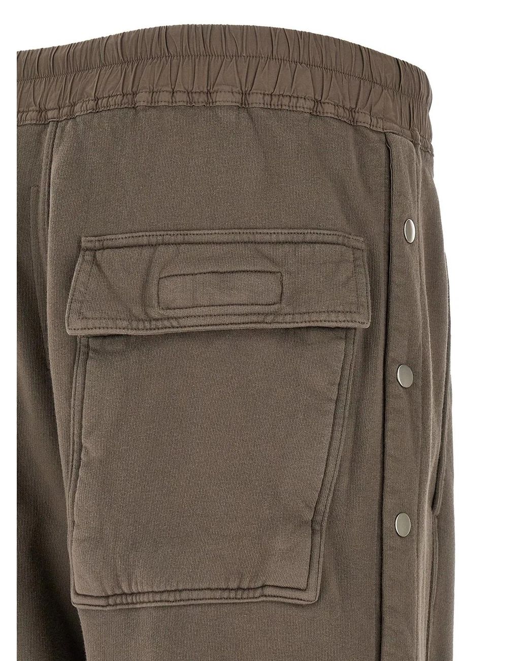 Rick Owens Brown 'Wide Pusher' Pants for men