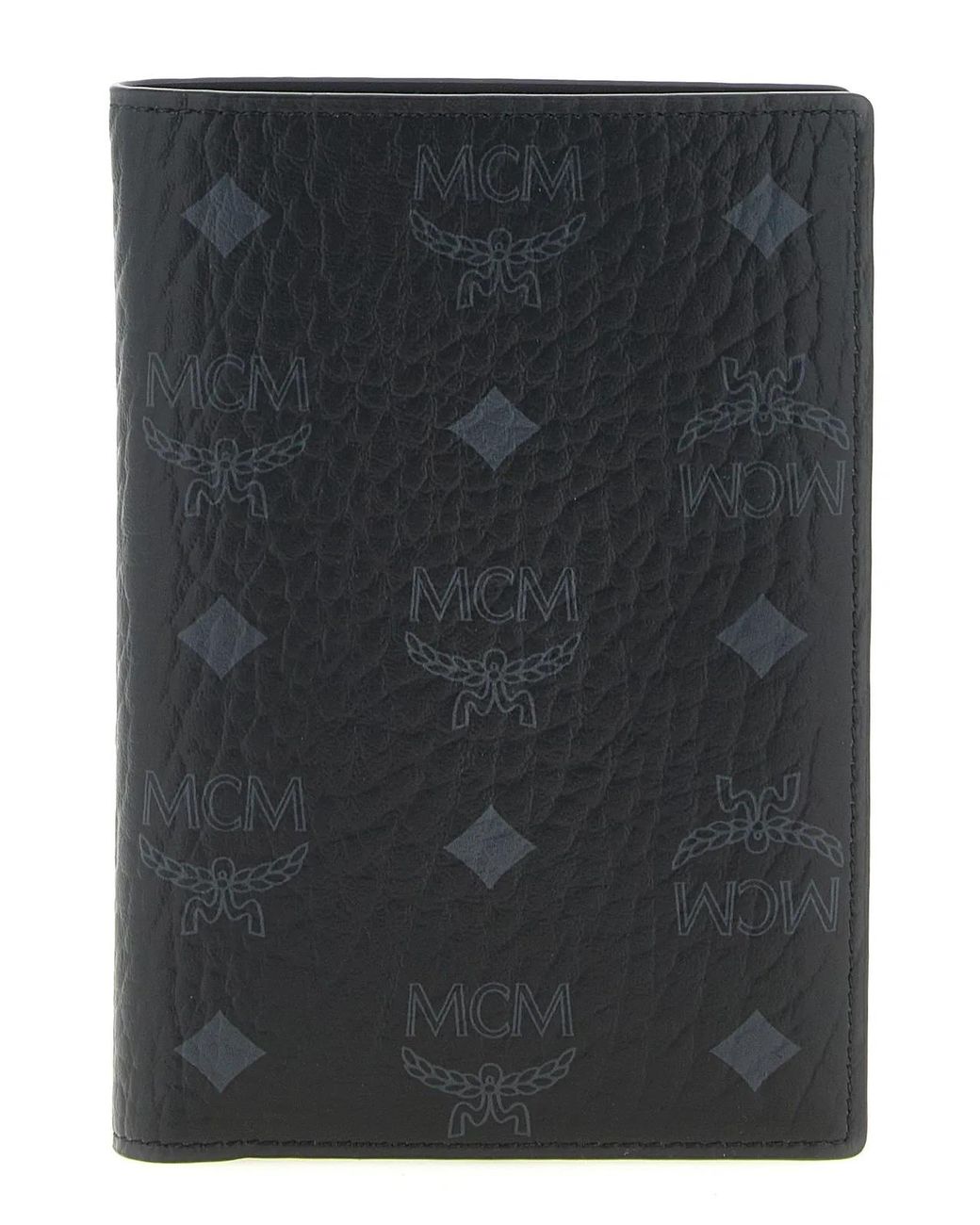 MCM Black 'Ottomar' Passport Holder for men