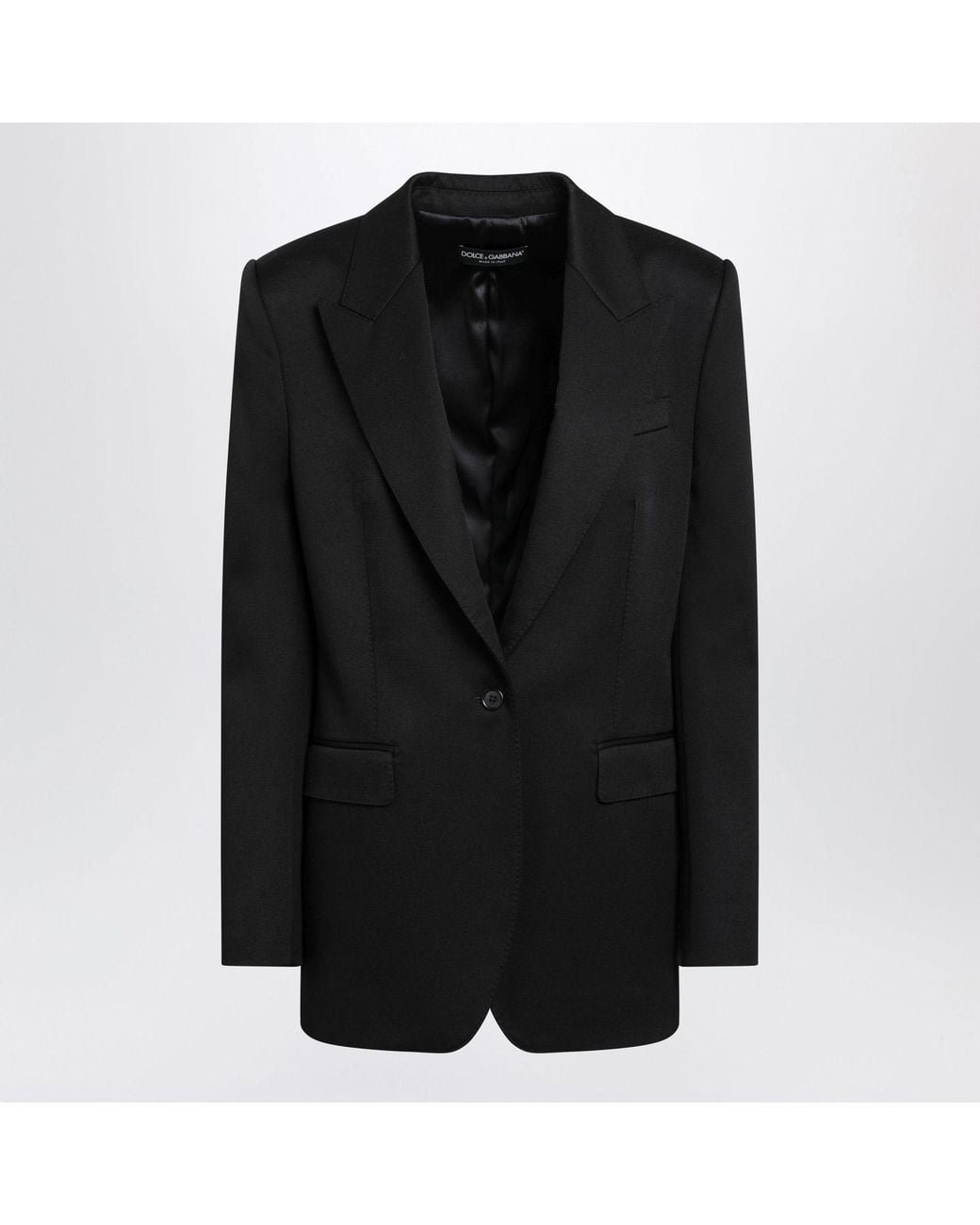 Dolce & Gabbana Black Dolce & Gabbana Singlebreasted Jacket