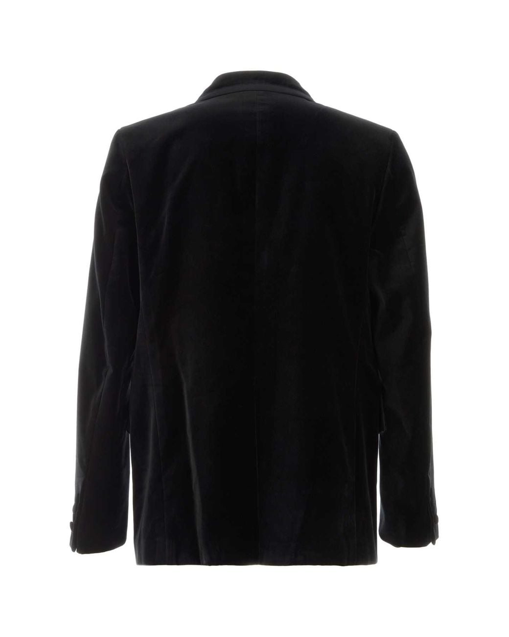 Fendi Black Jacket Sb Cotton Velvet for men