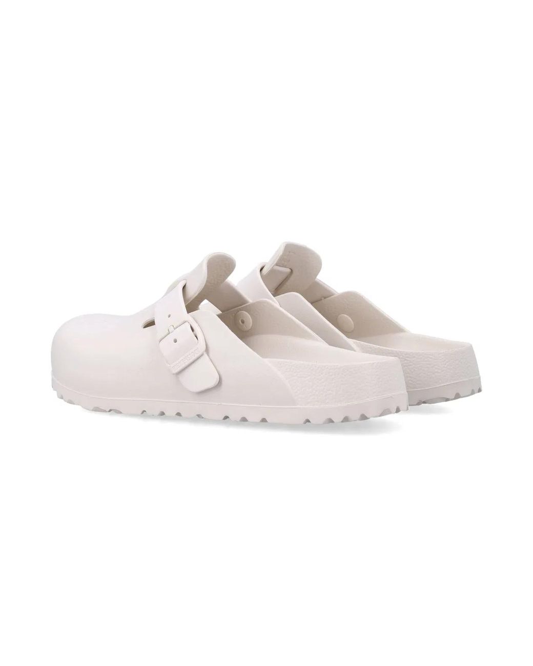Birkenstock White Boston Eva Eggshell Sandals