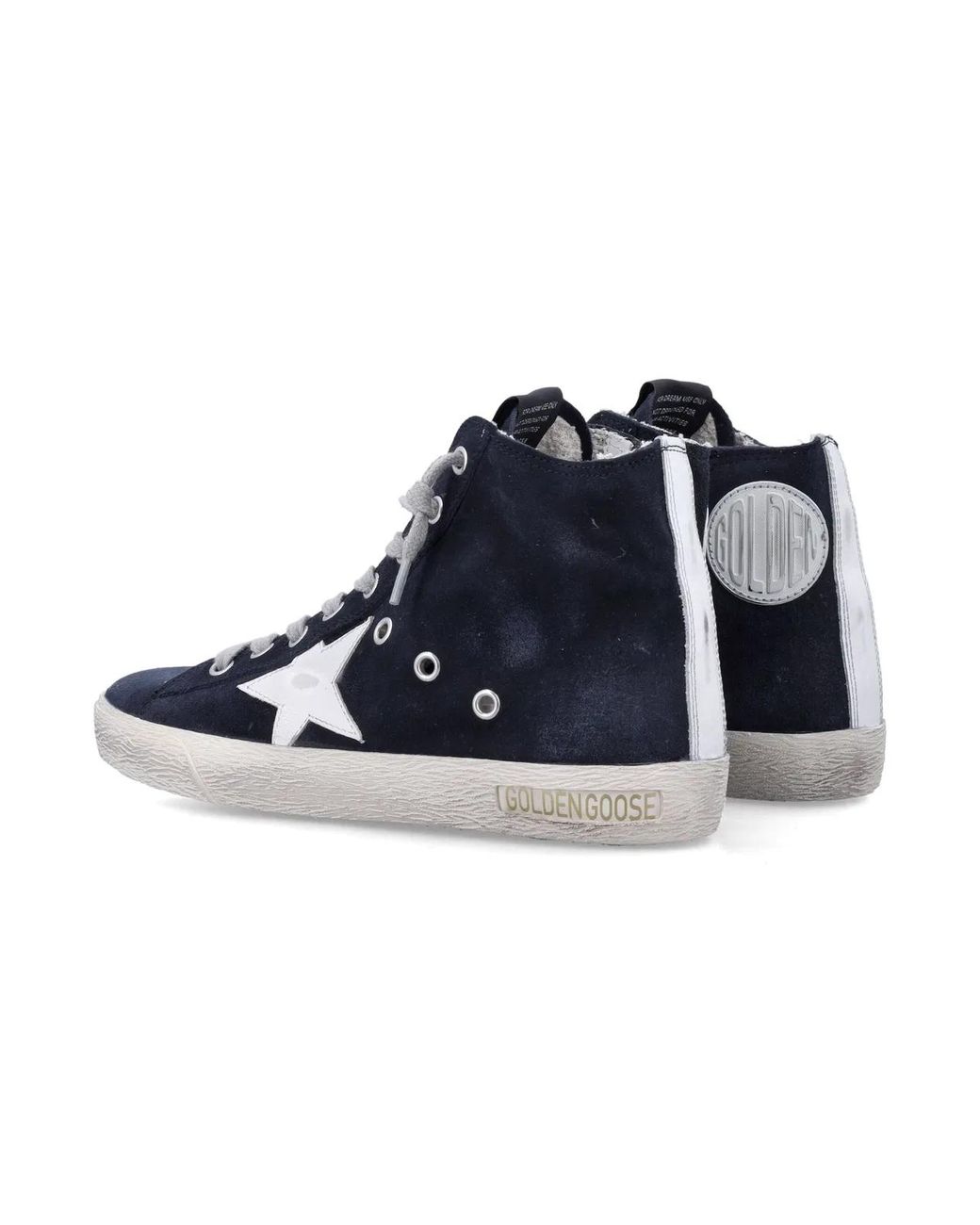 Golden Goose Deluxe Brand Black Francy Suede Sneakers