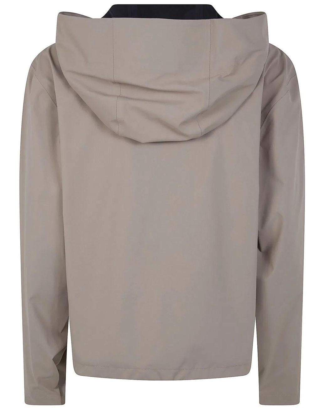 Rains Brown "Suva Hardshell" Short String Jacket