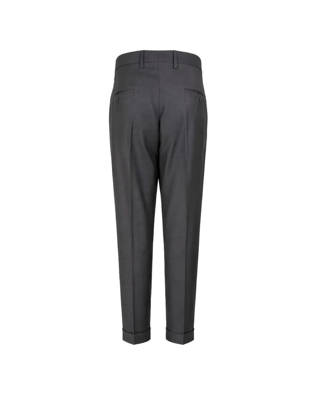 GTA Black Cotton Trousers for men