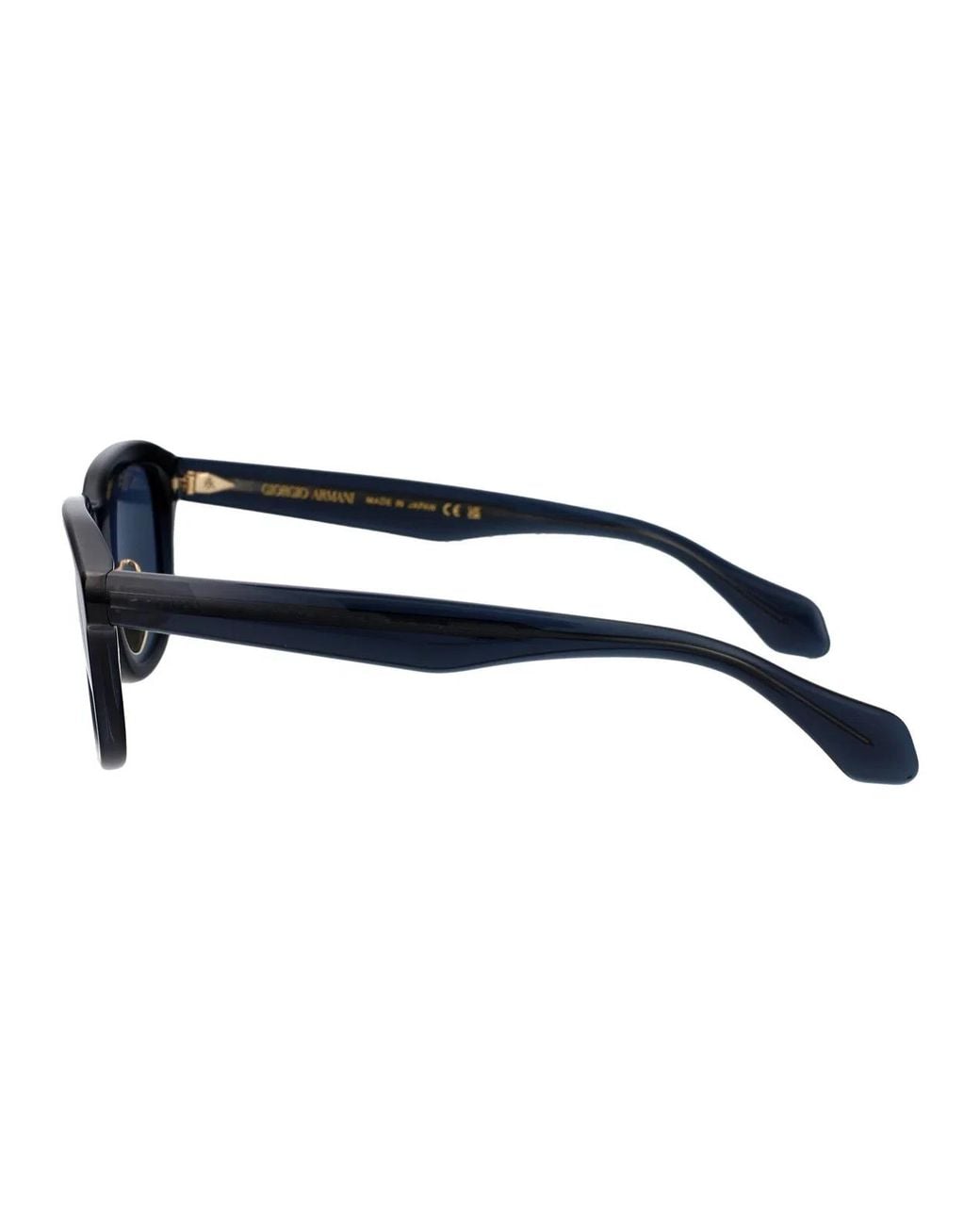 Giorgio Armani Blue Transparent Acetate Sunglasses