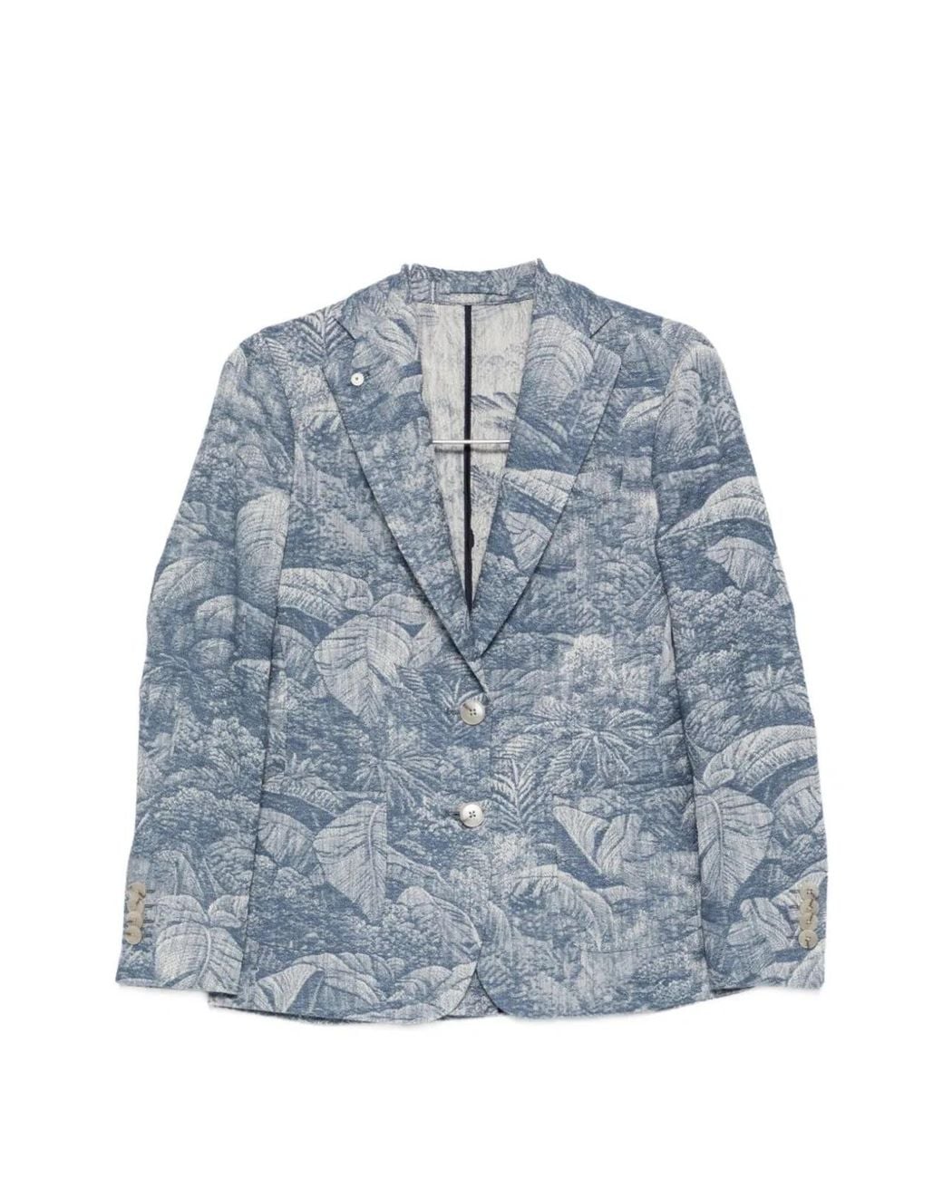 L.b.m. 1911 Blue Single-Breasted Jacket