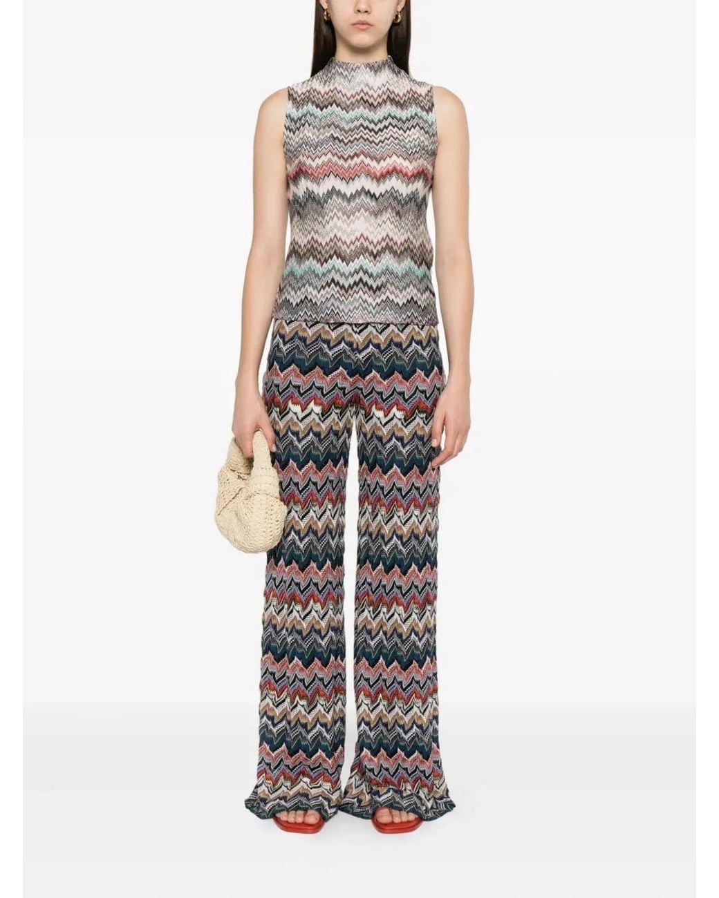Missoni Multicolor Elastic Waist Trousers