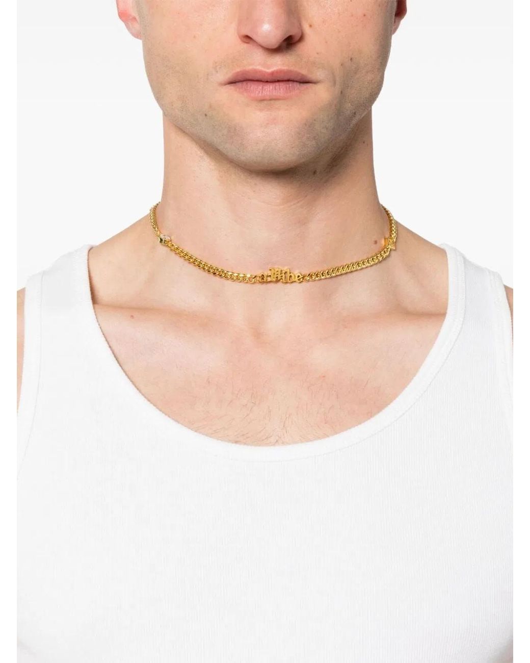 DARKAI Metallic A Vibe Necklace for men