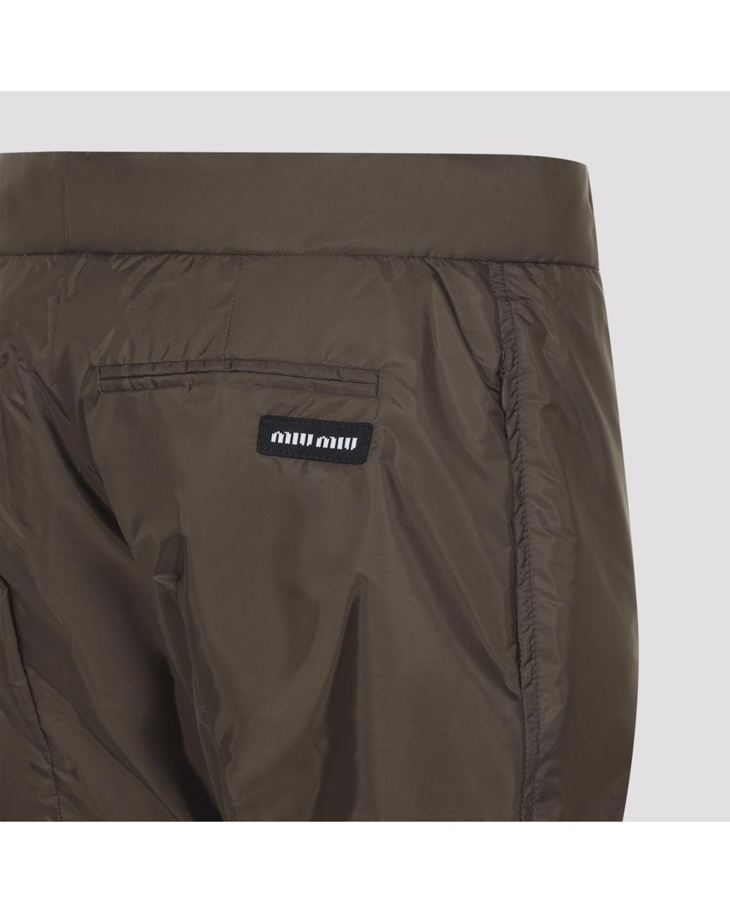 Miu Miu Gray Ebano Trousers