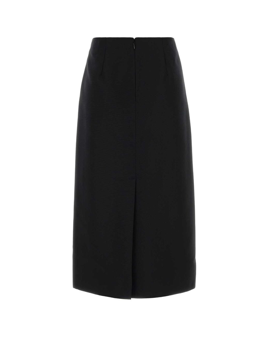 Jil Sander Black Wool Blend Skirt