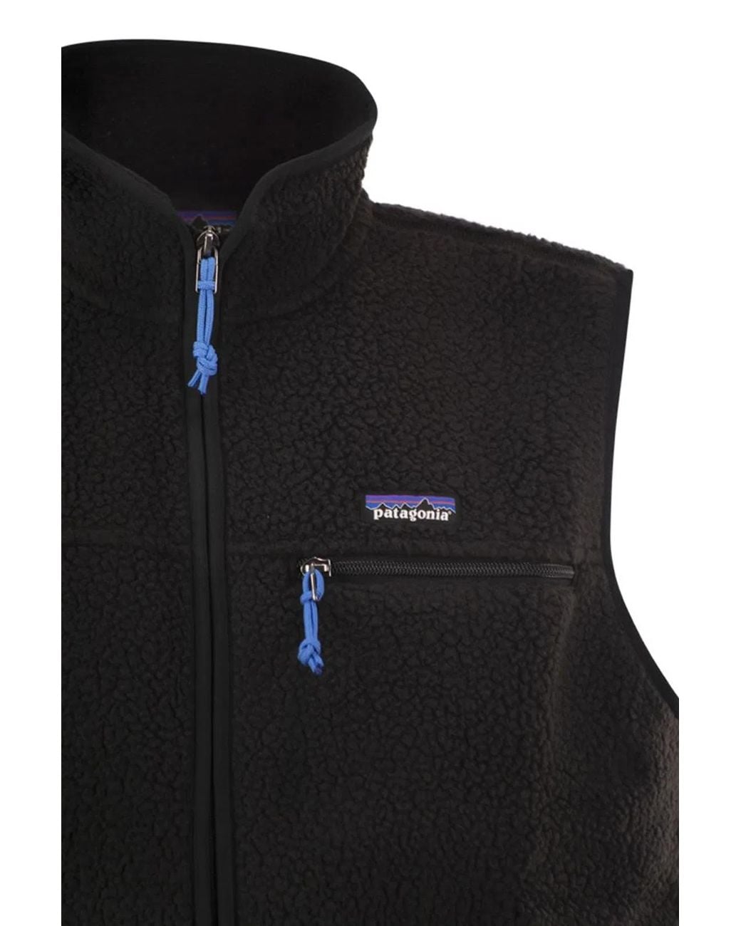 Patagonia Black Retro Pile Fleece Vest for men