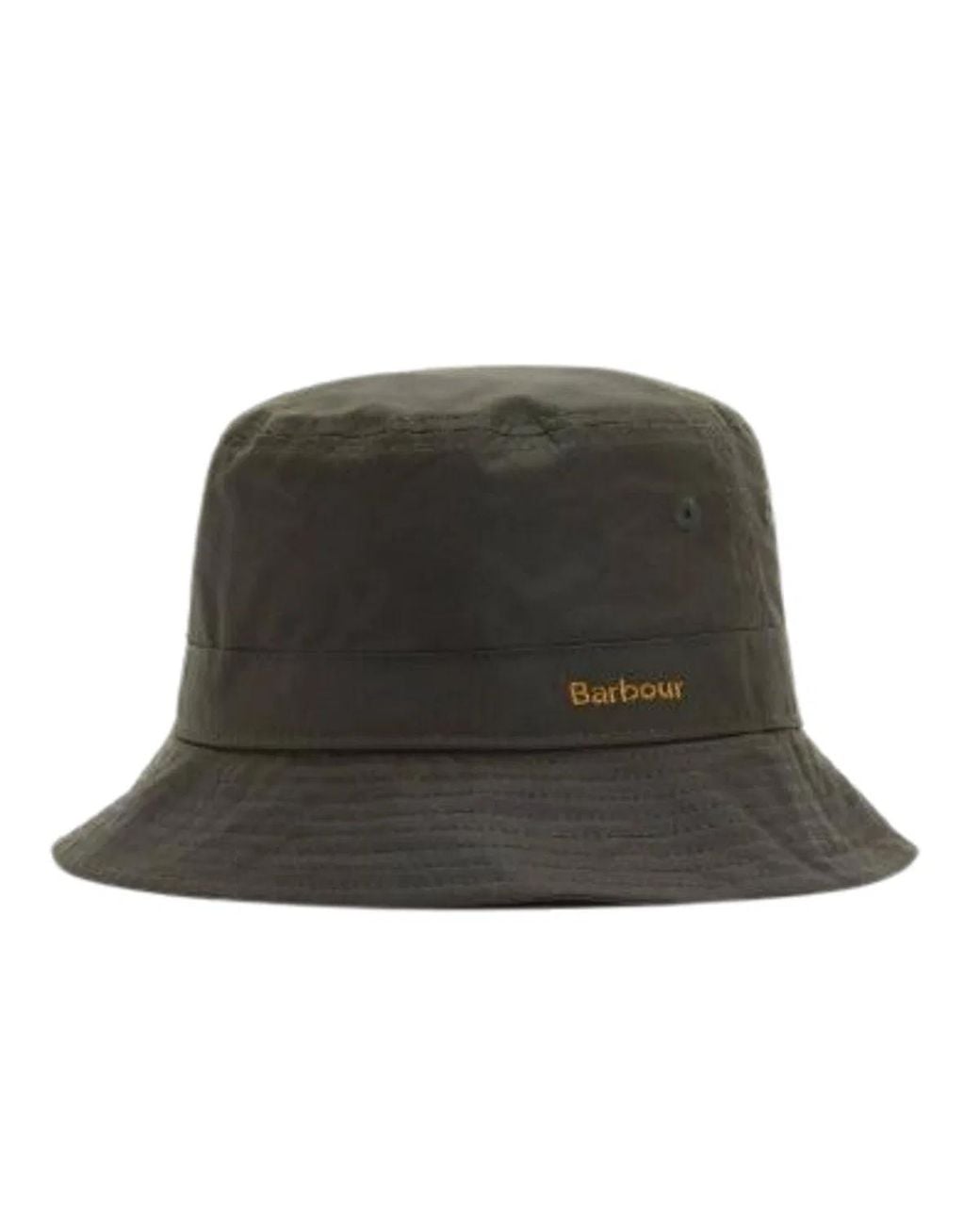 Barbour Black Cotton Hat
