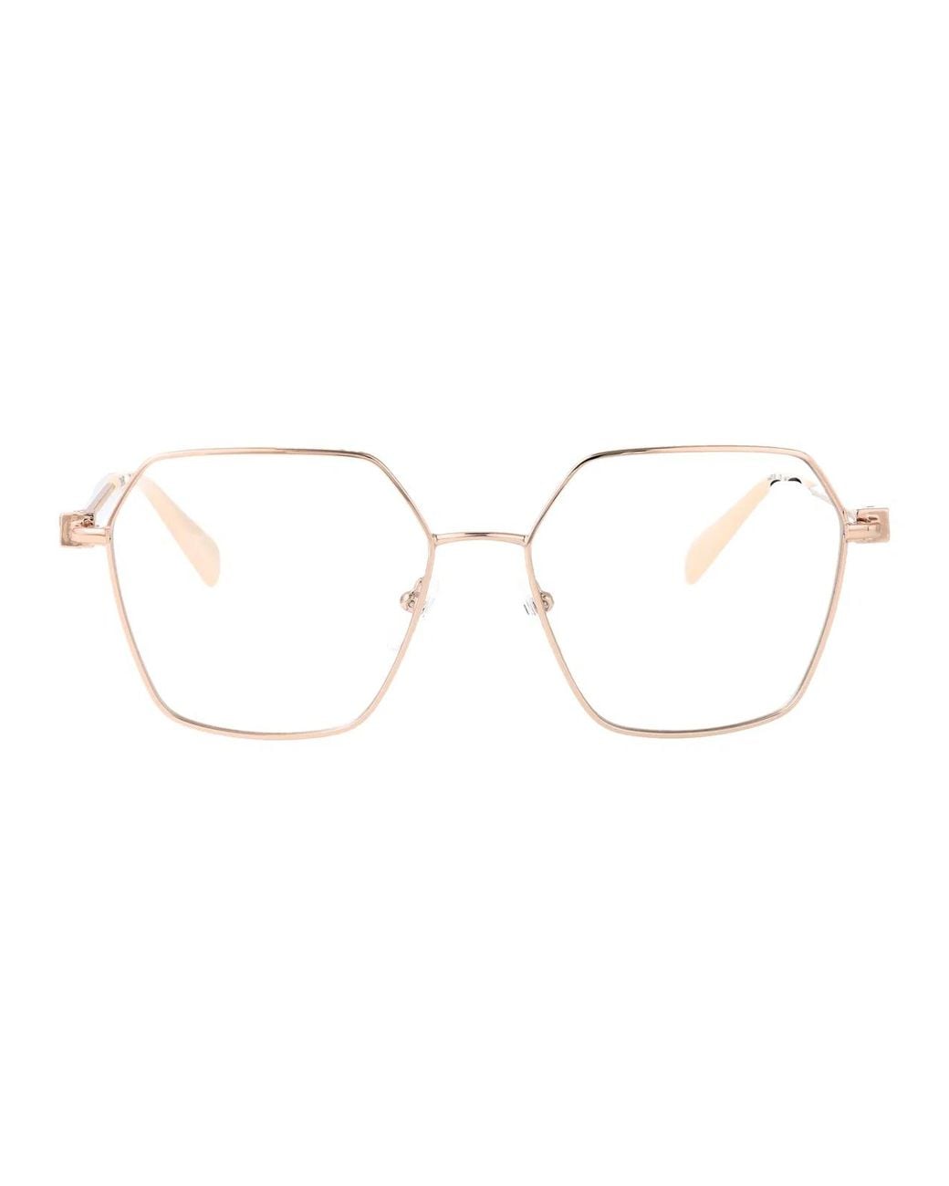 Liu Jo Natural Rose Metal Glasses