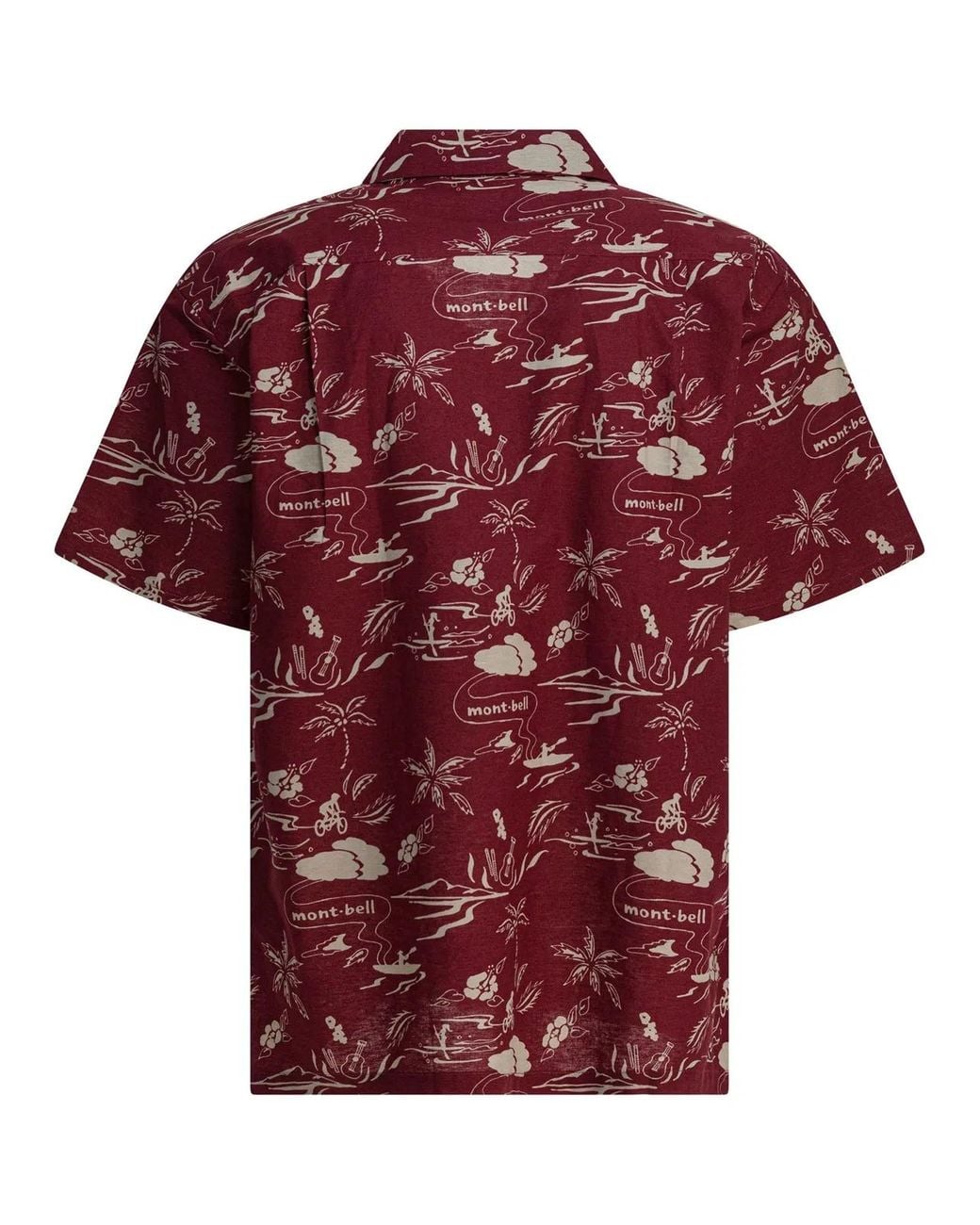 Montbell Red "Take Loha Island" Shirt for men