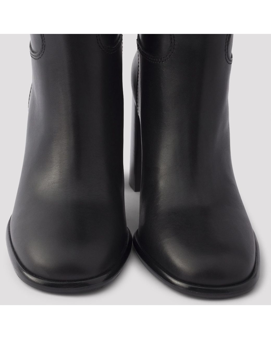 Prada Black Leather Boots
