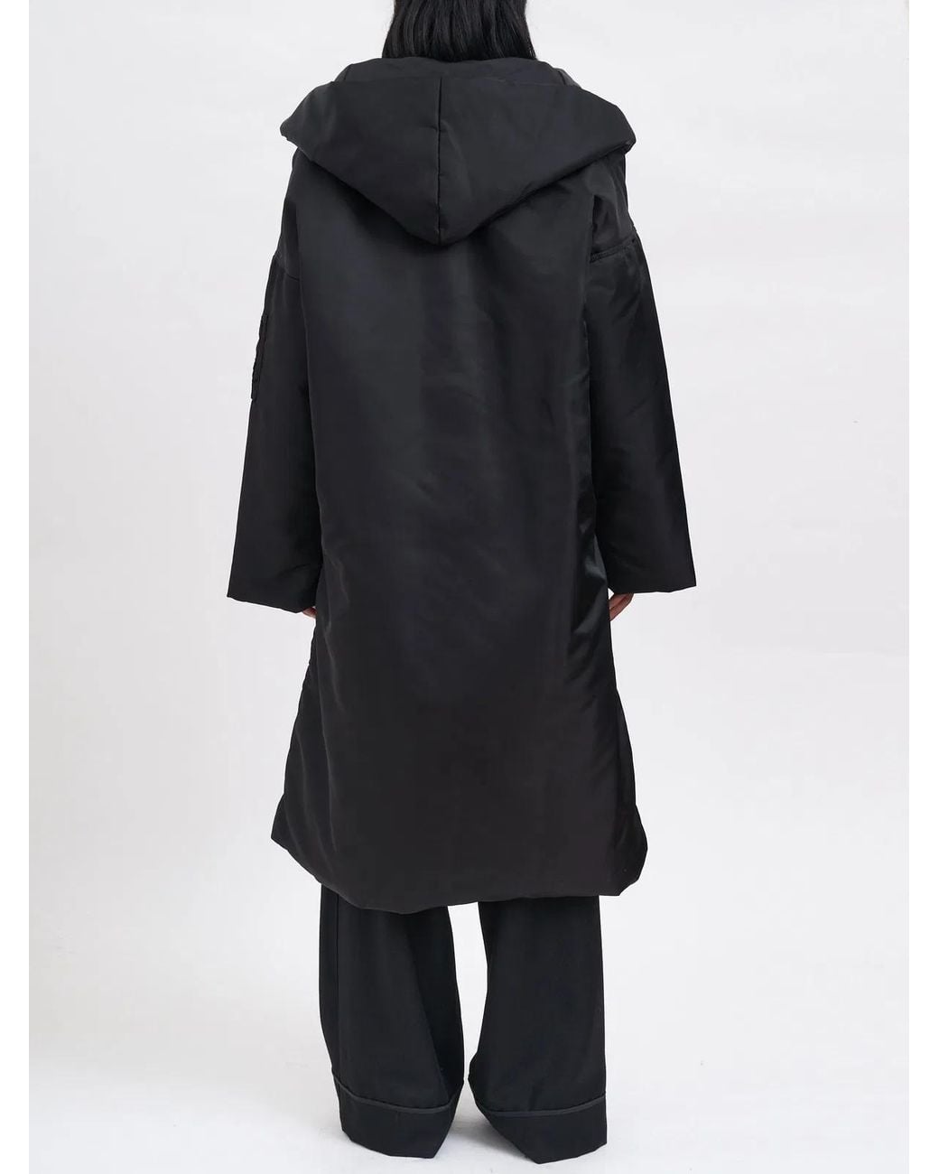 Andrea Ya'aqov Black Long Padded Jacket