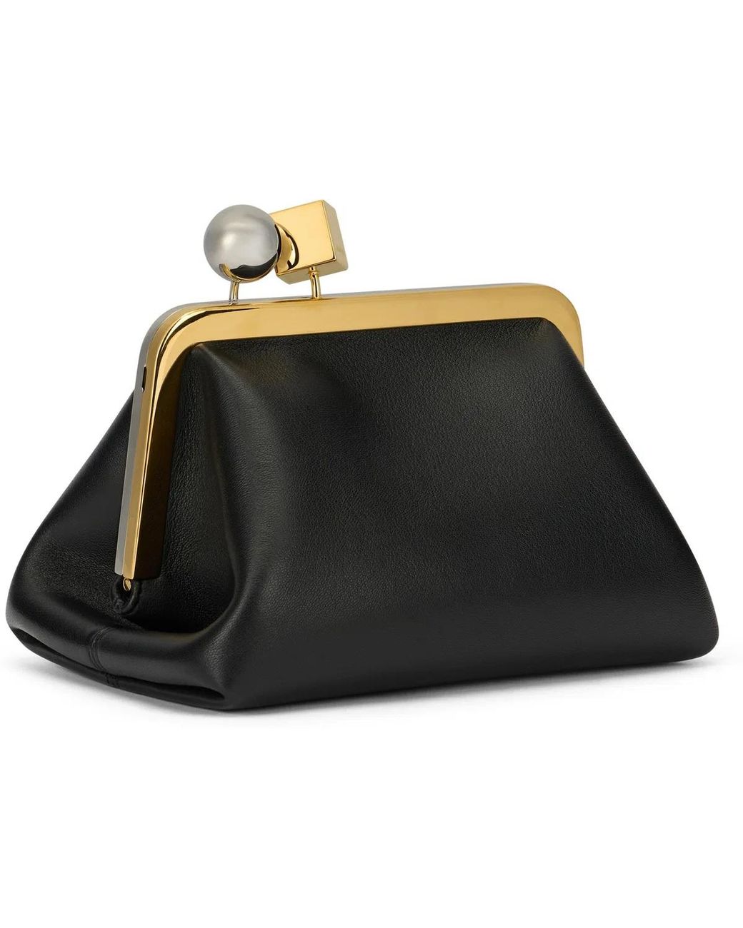 Jacquemus Black Leather Berlingot Bag