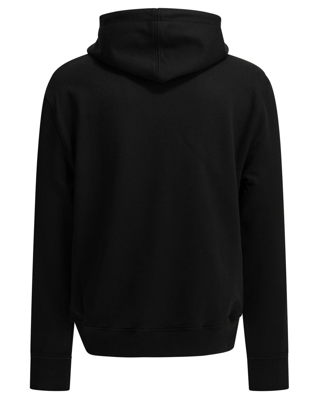 AMI Black Hoodie With Logo for men