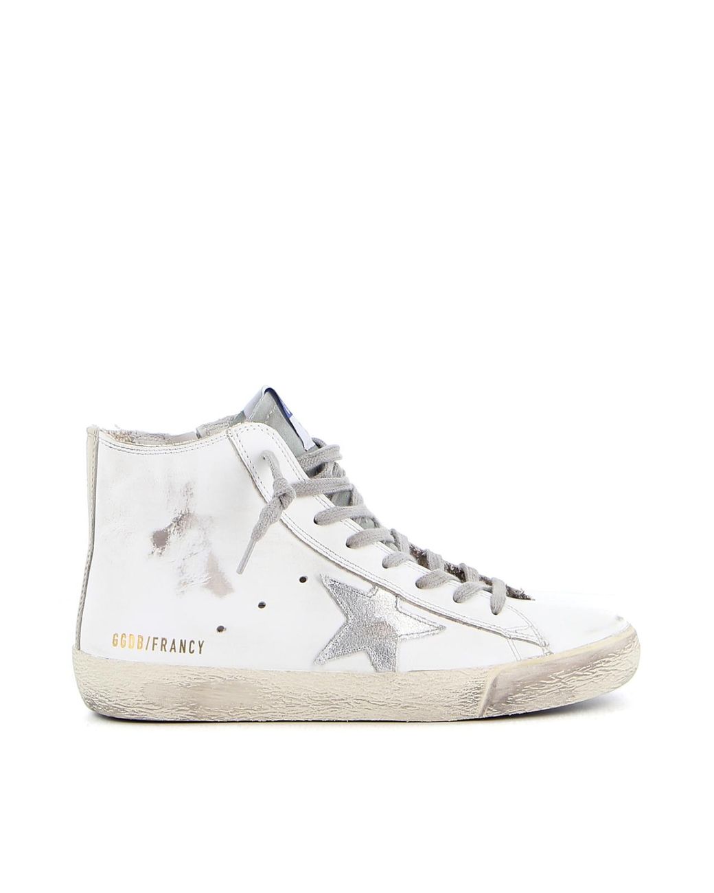 Golden Goose Deluxe Brand White Francy Classic High-Top Sneakers