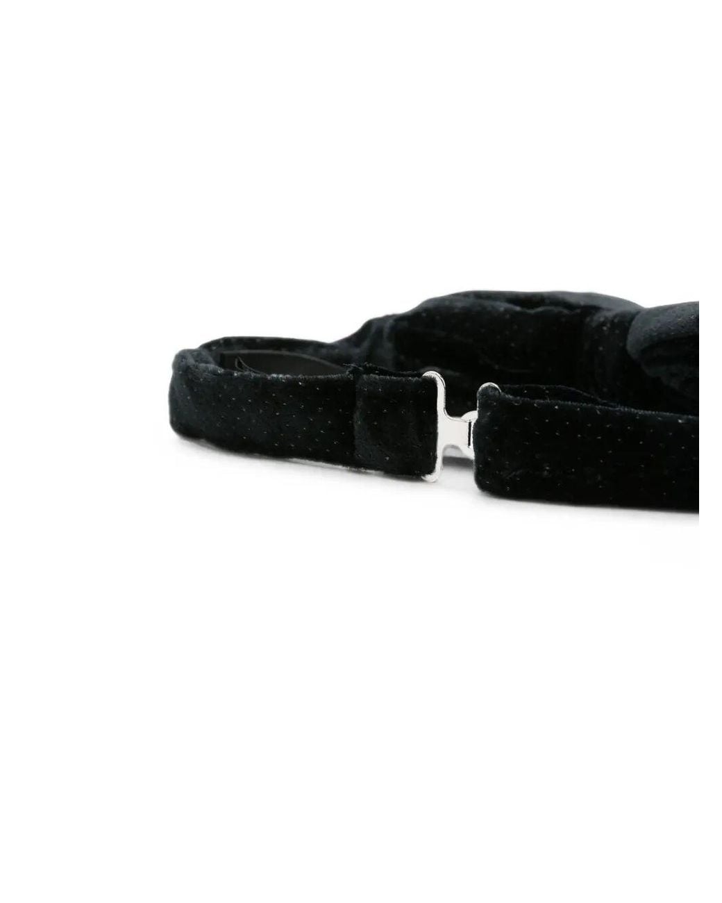 Giorgio Armani Black Bow Tie for men