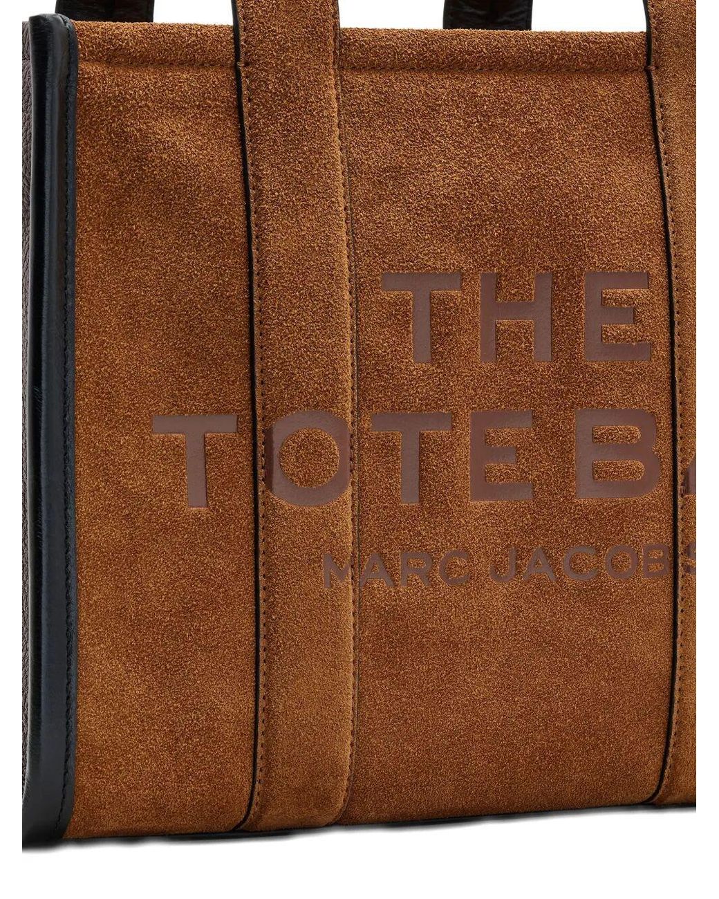 Marc Jacobs Brown The Suede Medium Tote Bag