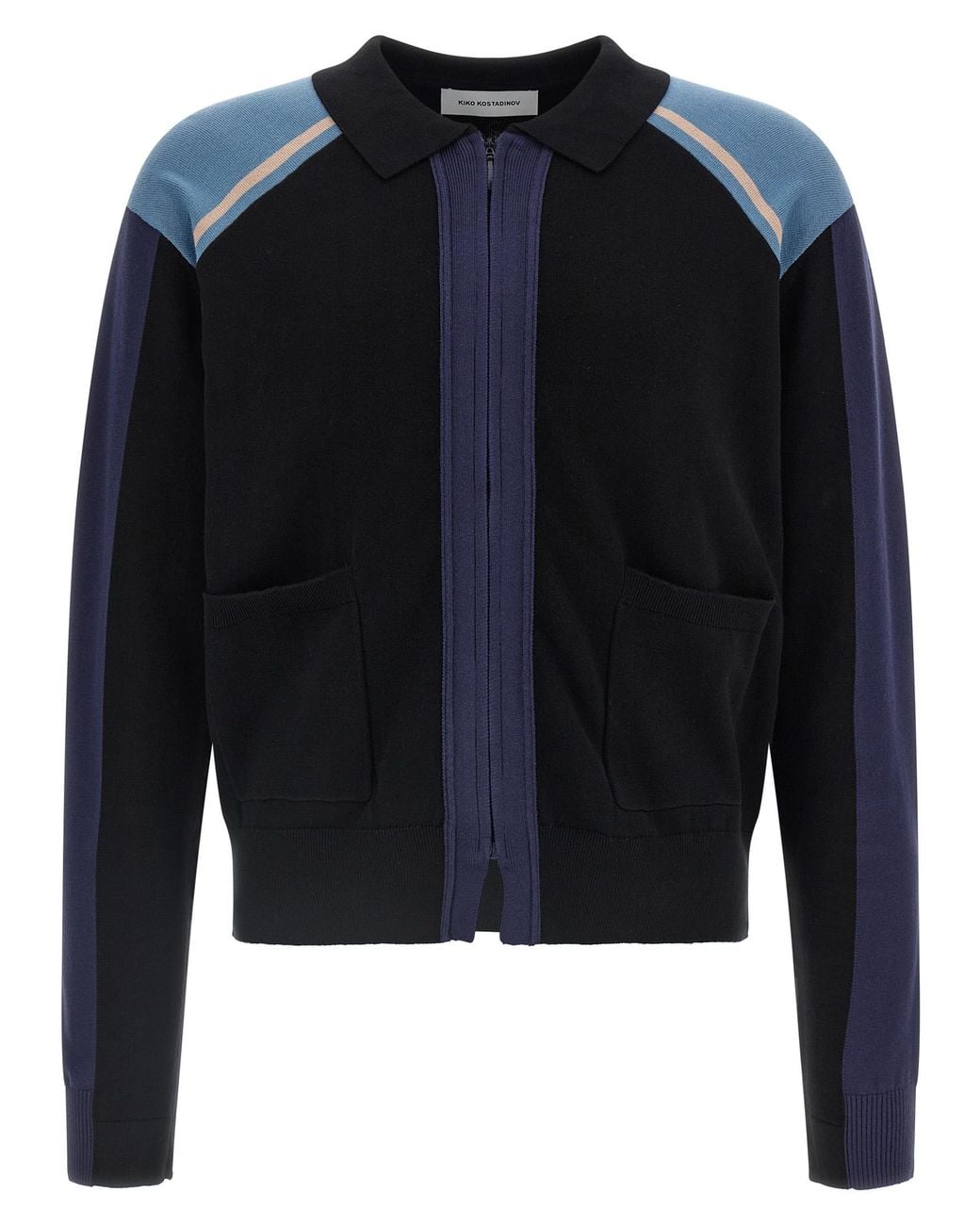 Kiko Kostadinov Blue 'Munno Knit' Cardigan for men