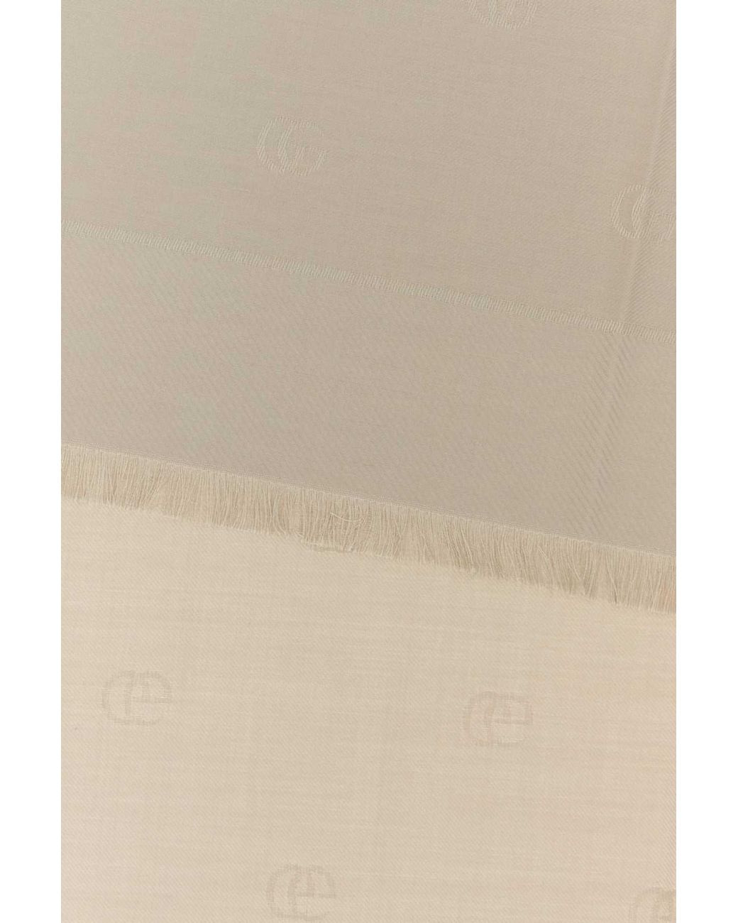 Gucci Gray Dove Silk Blend Scarf