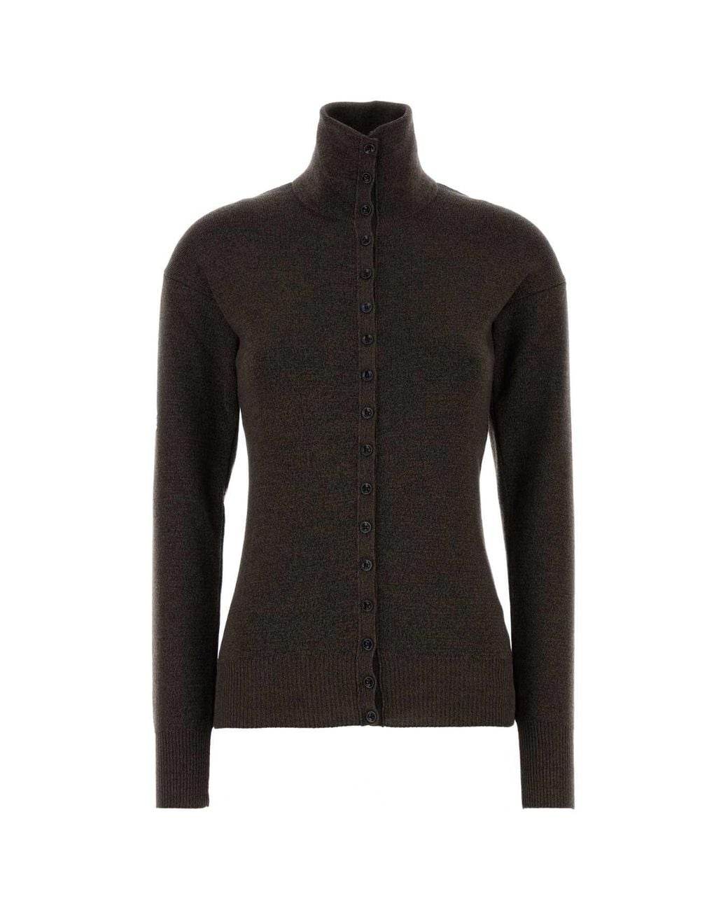 Lemaire Black Buttoned Top
